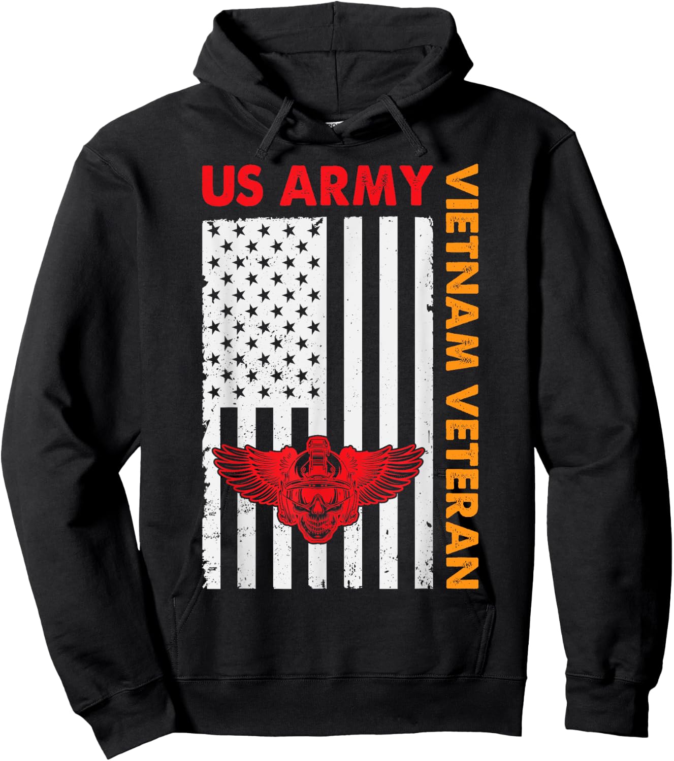 Vietnam Veteran Hoodie - Hoodie | Black