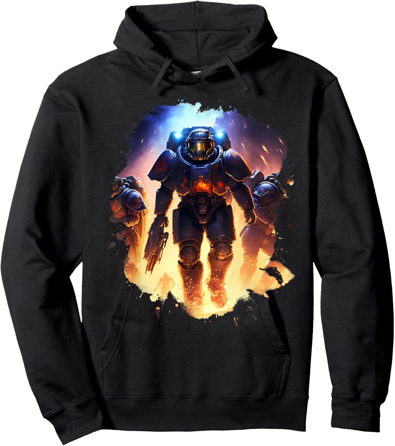 Heroes in Space The Epic Space Marines Hoodie - Hoodie | Black