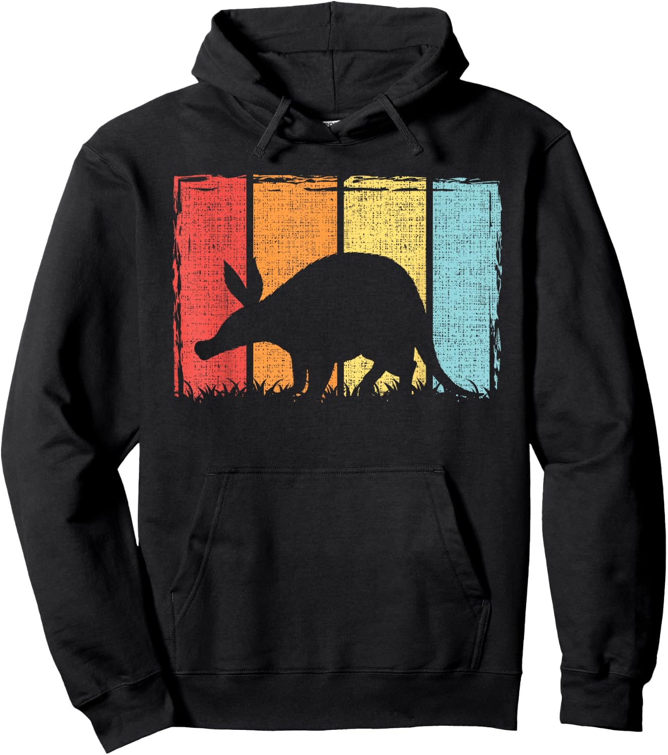 Vintage Aardvark Art Women Aardvark Armadillo Lover Hoodie - Hoodie | Black