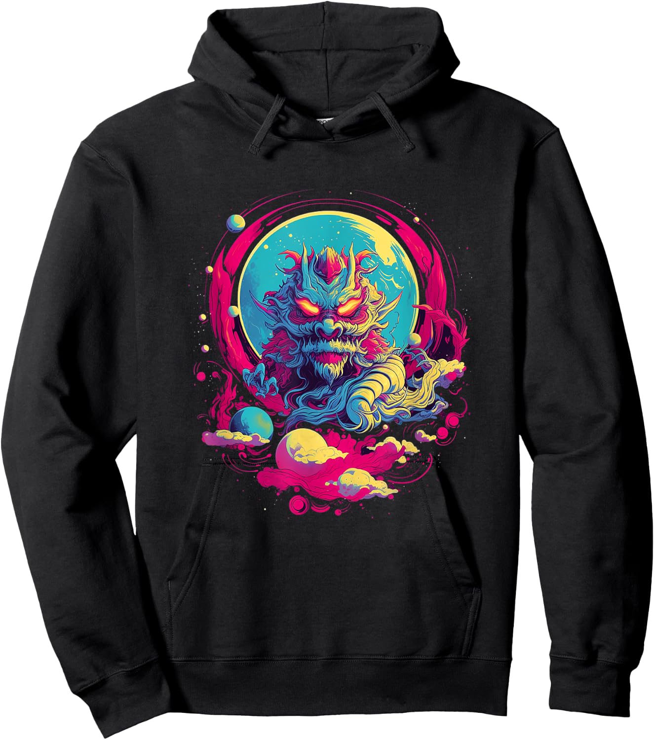 Chinese Japanese Dragon Asian Japan Hoodie - Hoodie | Black