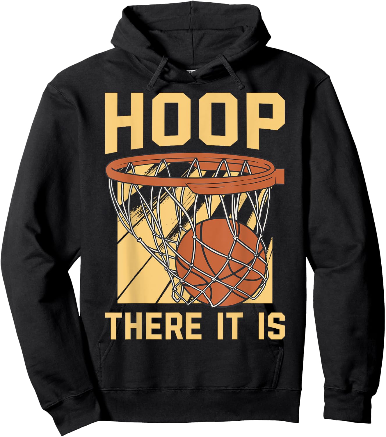 Hoop There It Is Hoodie - Hoodie | Black