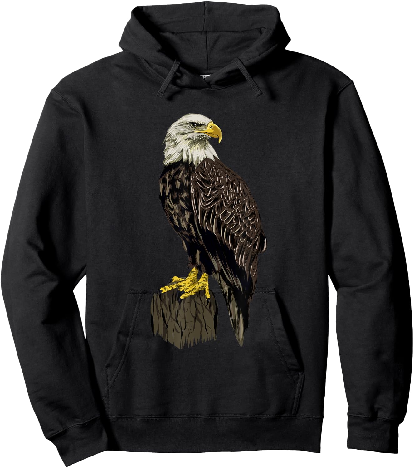 Eagle Bald Eagle Hoodie - Hoodie | Black