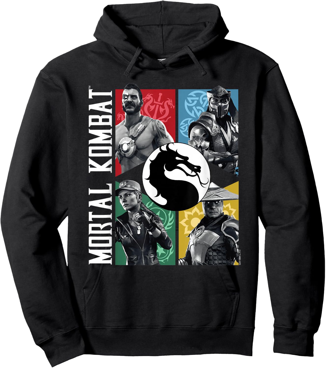 Mortal Kombat - Character Grid Hoodie - Hoodie | Black