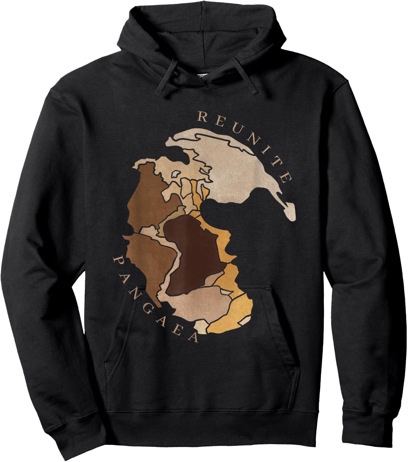 Reunite Pangaea : Human Skin Version Hoodie - Hoodie | Black
