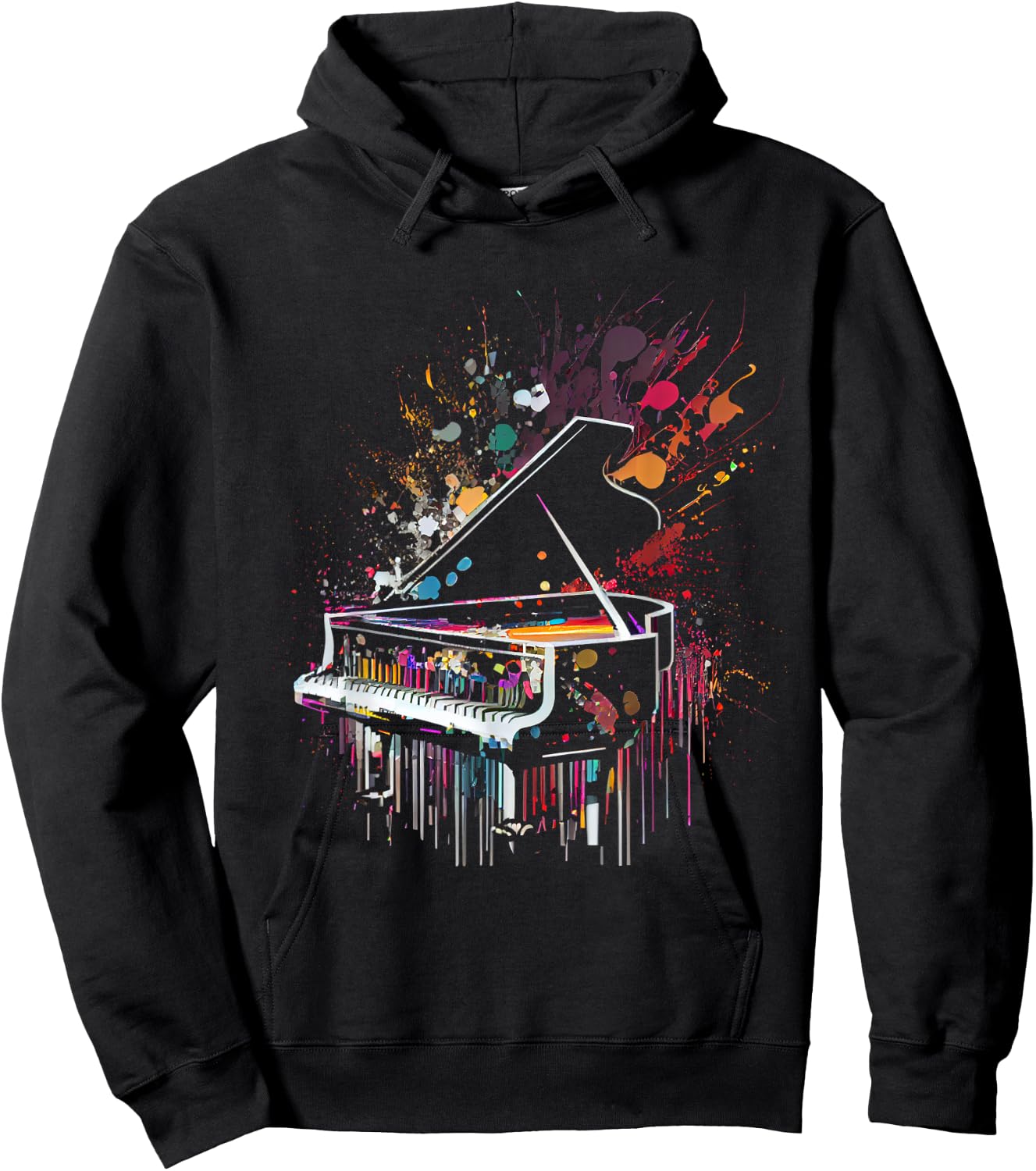 Piano Piano Hoodie - Hoodie | Black