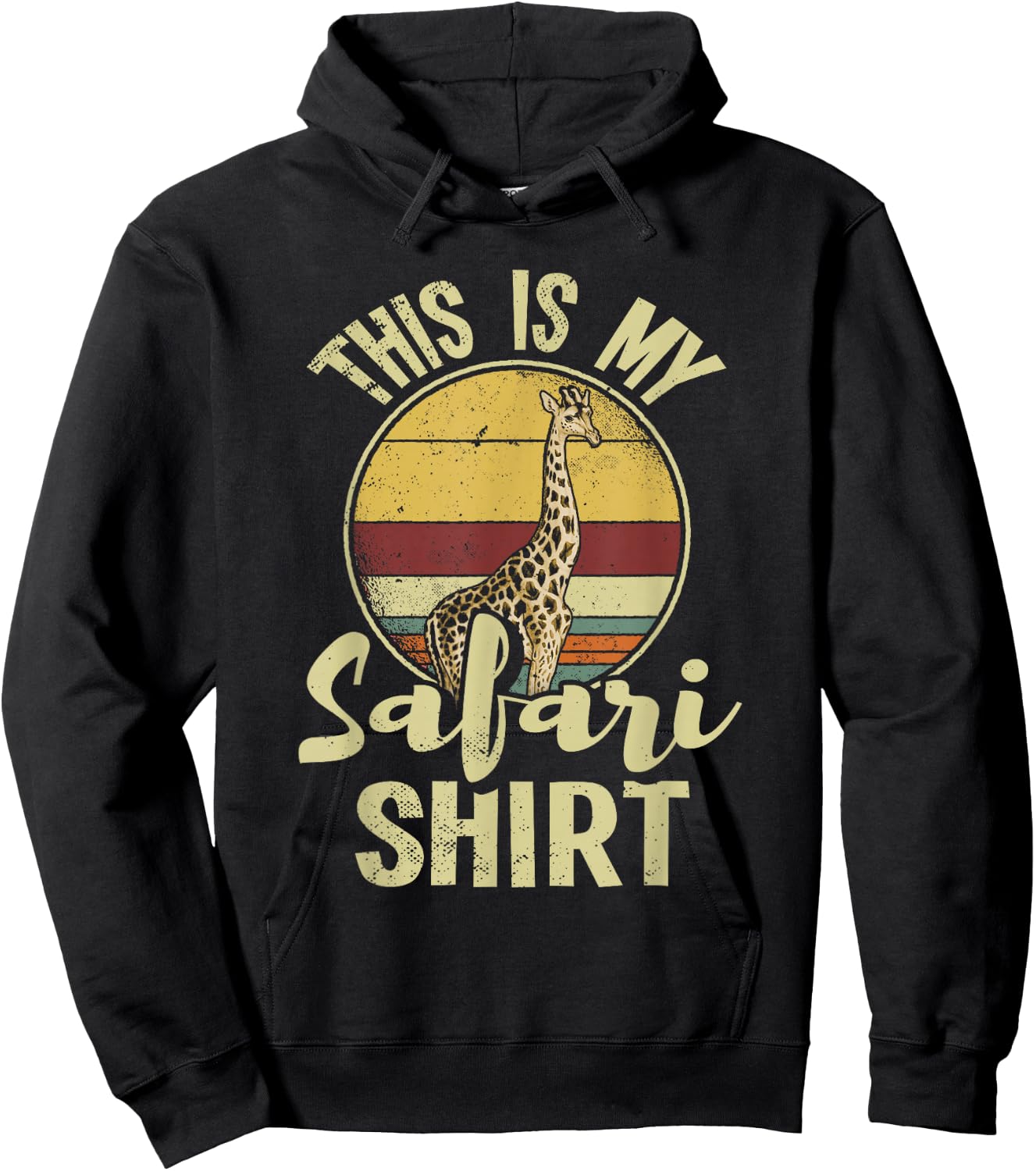 African Safari Family Vacation Zoo Animal Safari Squad Hoodie - Hoodie | Black