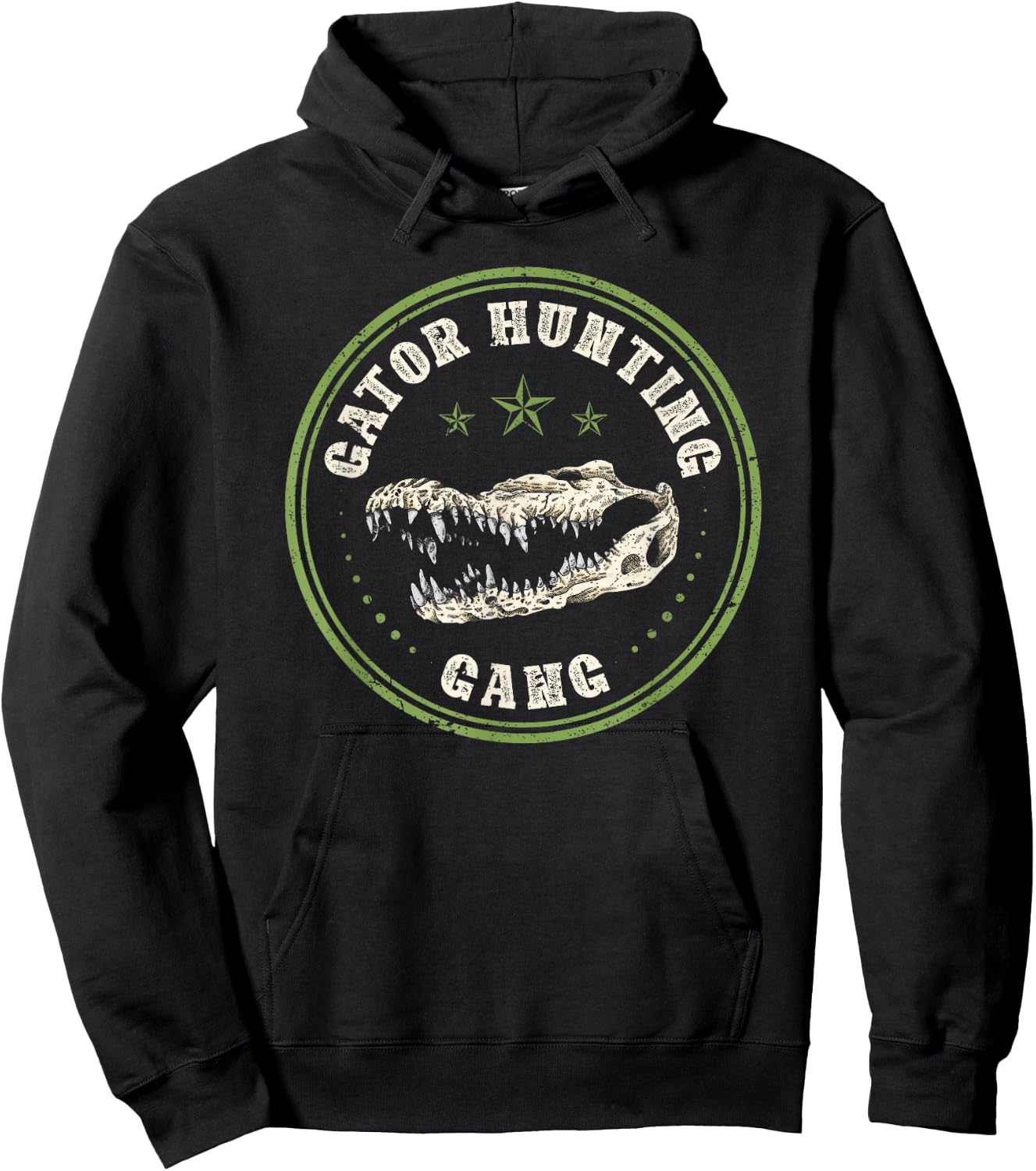 Alligator Hunter, Gator Hunting Gang Hoodie - Hoodie | Black