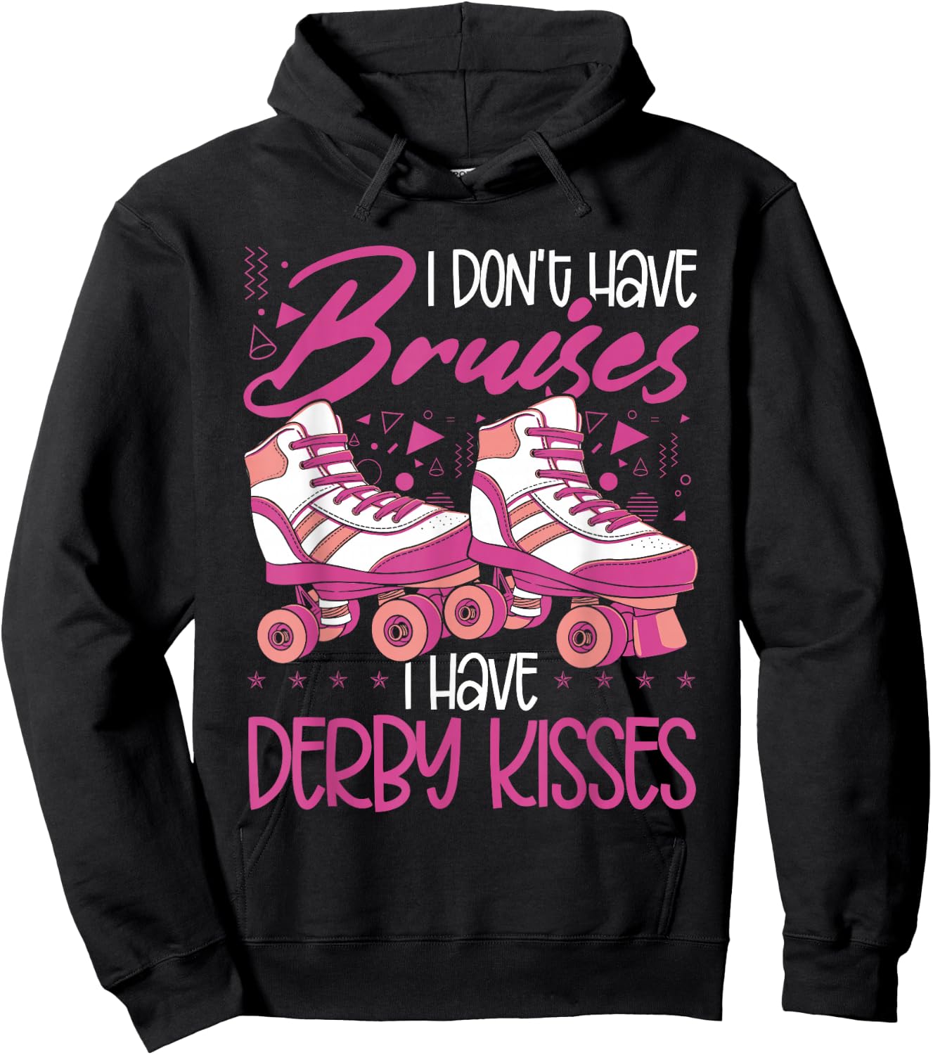 I Don´t Have Bruises I Have Derby Kisses | Roller Skating Hoodie - Hoodie | Black