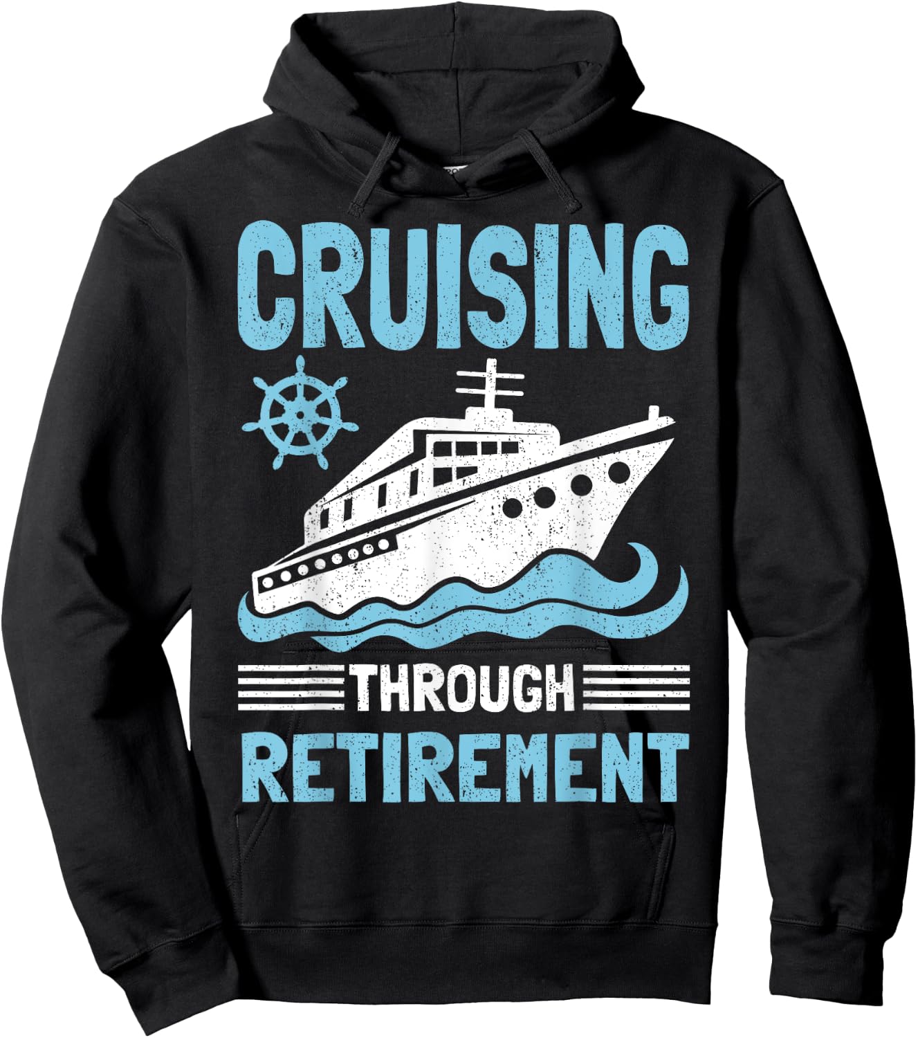 Funny Cruise Retirement Art Men Women Cruising Ship Vacation Hoodie - Hoodie | Black
