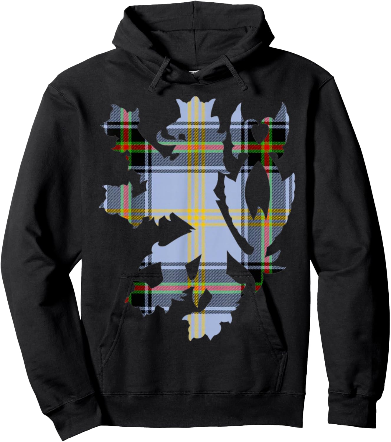 Clan Bell of the Borders Tartan Scottish Family Name Pride Hoodie - Hoodie | Black