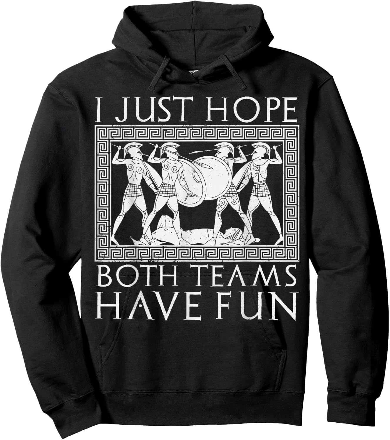 Funny Ancient Greece Mythology History Teacher Sport Lover Hoodie - Hoodie | Black