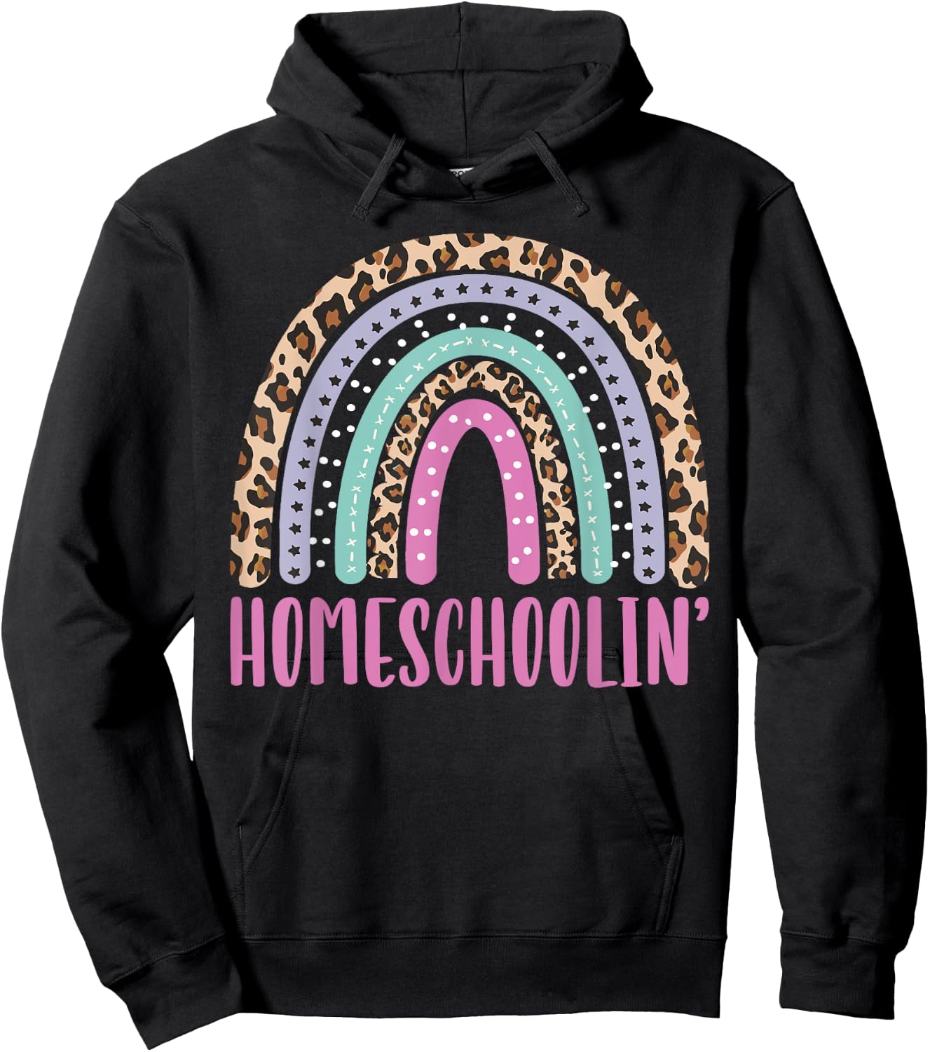 Homeschoolin Homeschooling Home Education Homeschool Mom Hoodie - Hoodie | Black