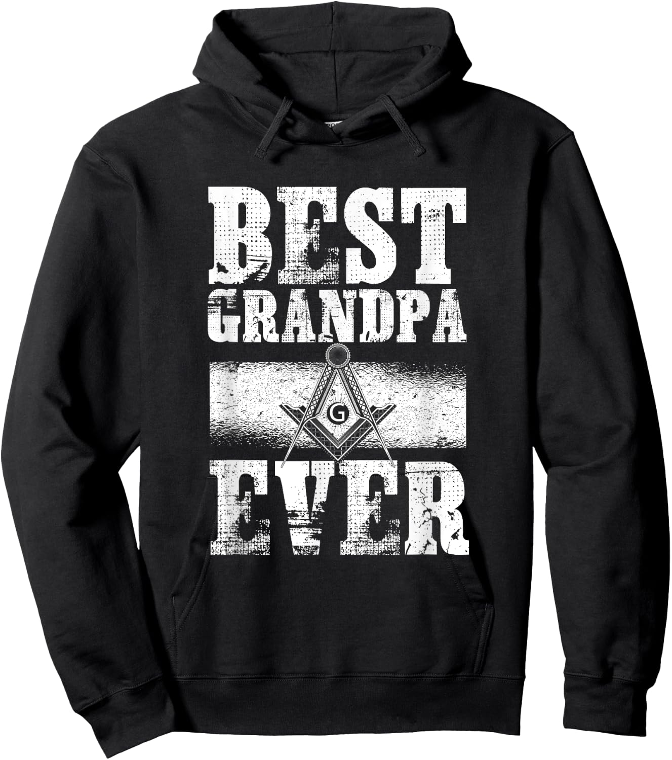 Best Grandpa Ever Masonry Freemasonry Masonic Freemason Hoodie - Hoodie | Black