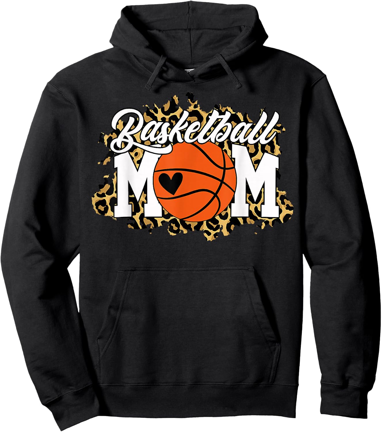 Basketball Mom Shirt Mom Game Day Outfit Hoodie - Hoodie | Black