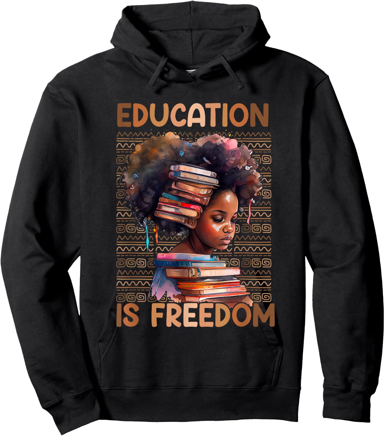Education Is Freedom Teacher Women Black History Month Hoodie - Hoodie | Black