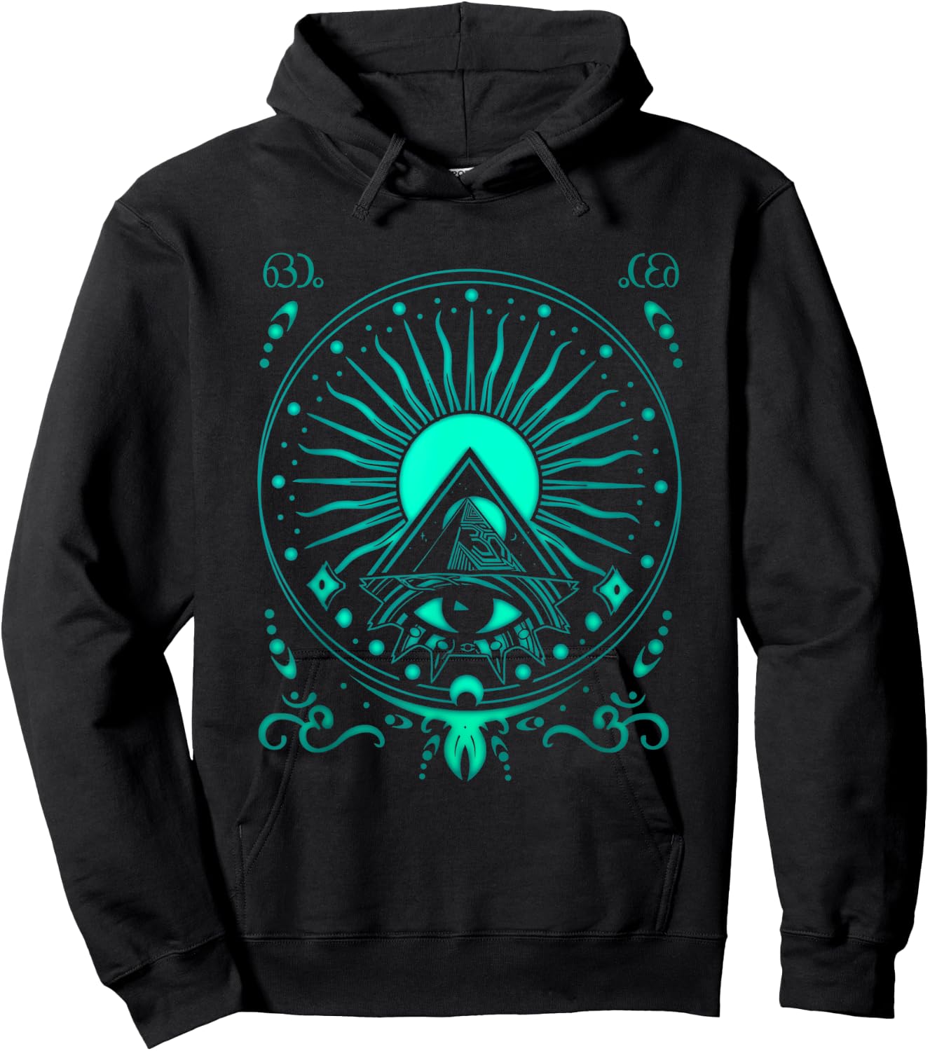 Goa Psychedelic Trance - OM Psytrance Event Raver Hoodie - Hoodie | Black