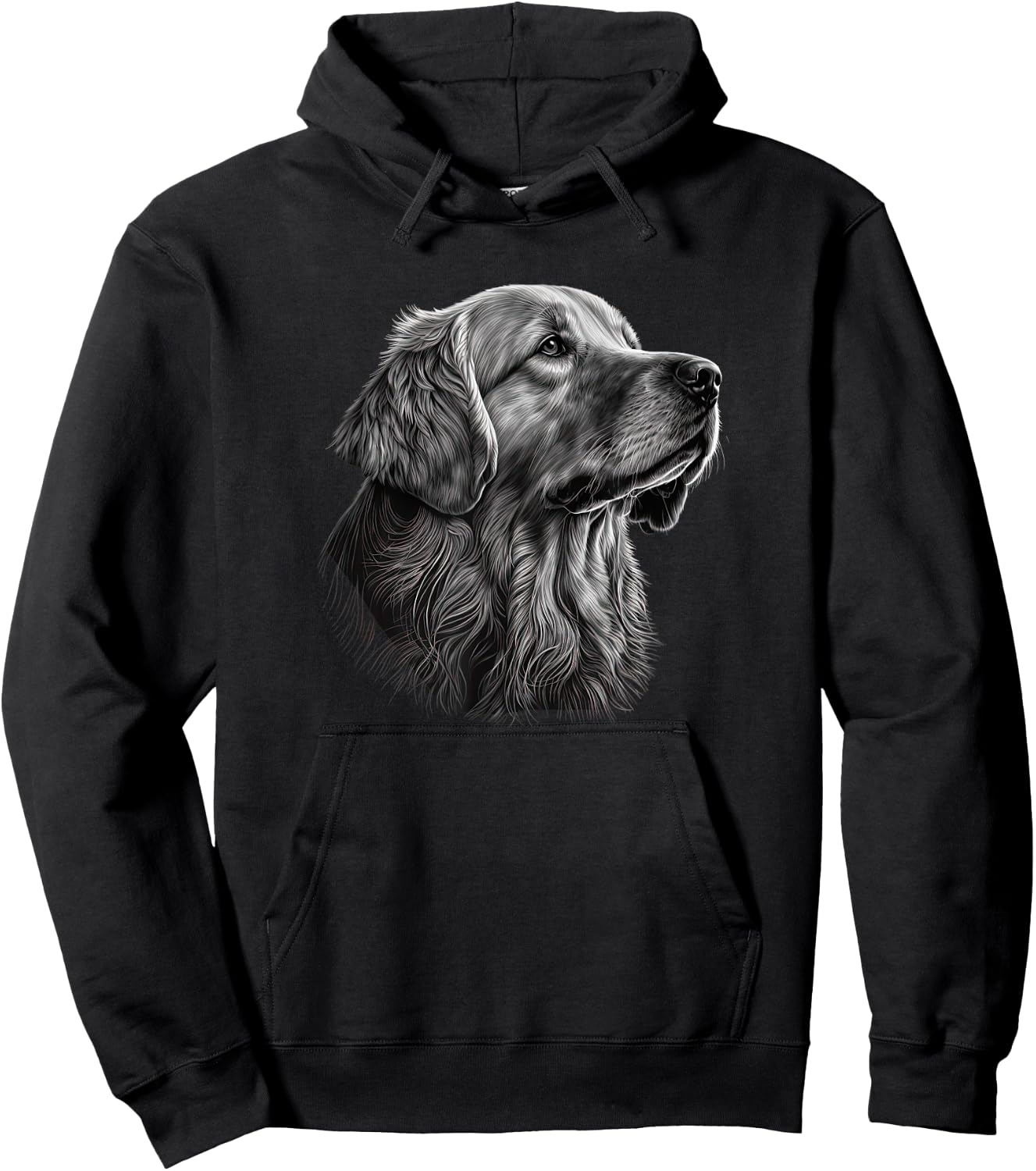 Funny Golden Retriever Hoodie - Hoodie | Black
