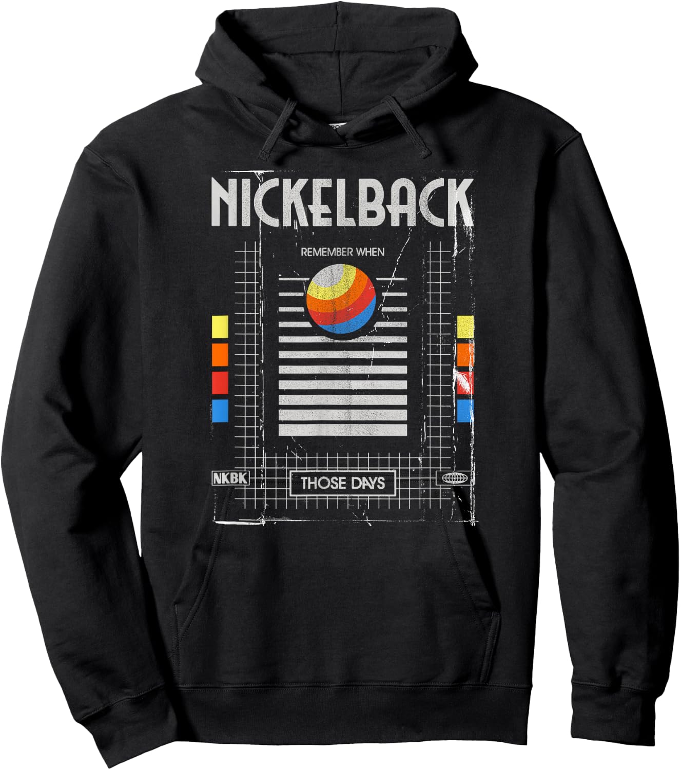 Nickelback VHS Those Days Hoodie - Hoodie | Black