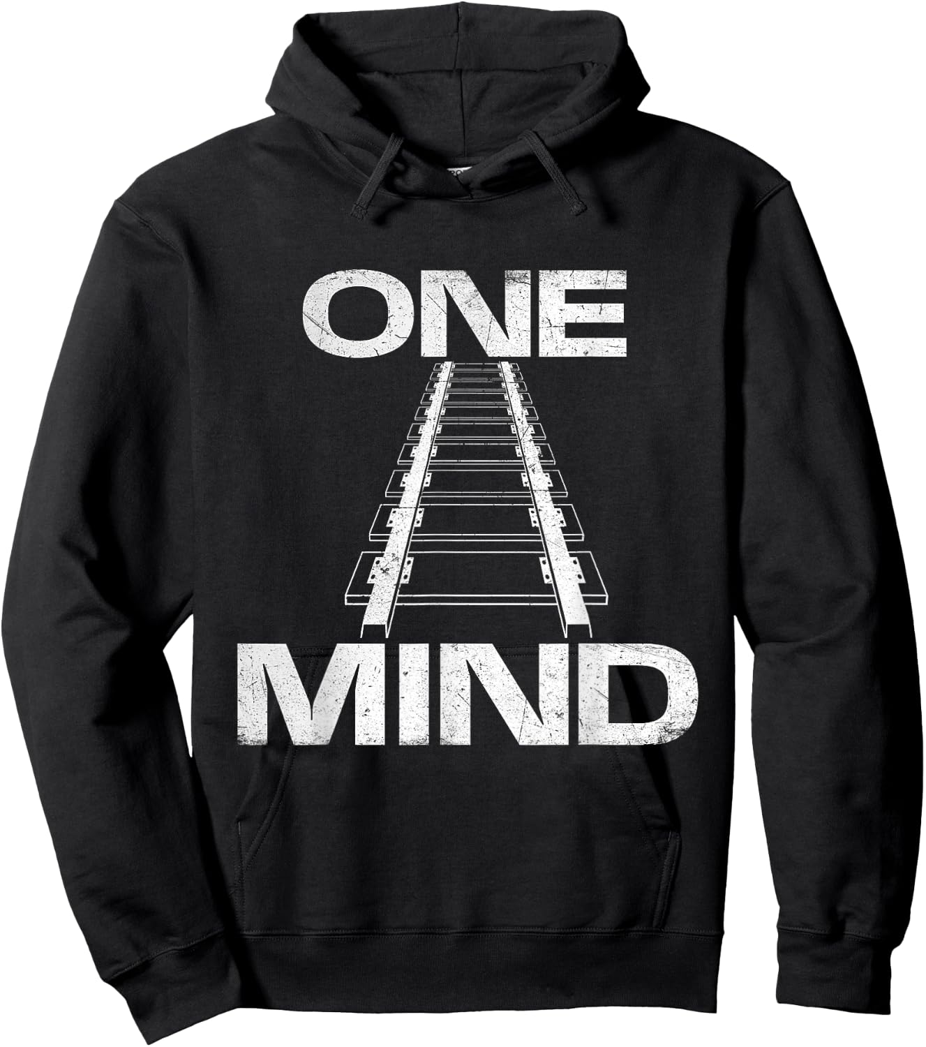 One Track Mind - Train Lover Railway Railroad Hoodie - Hoodie | Black