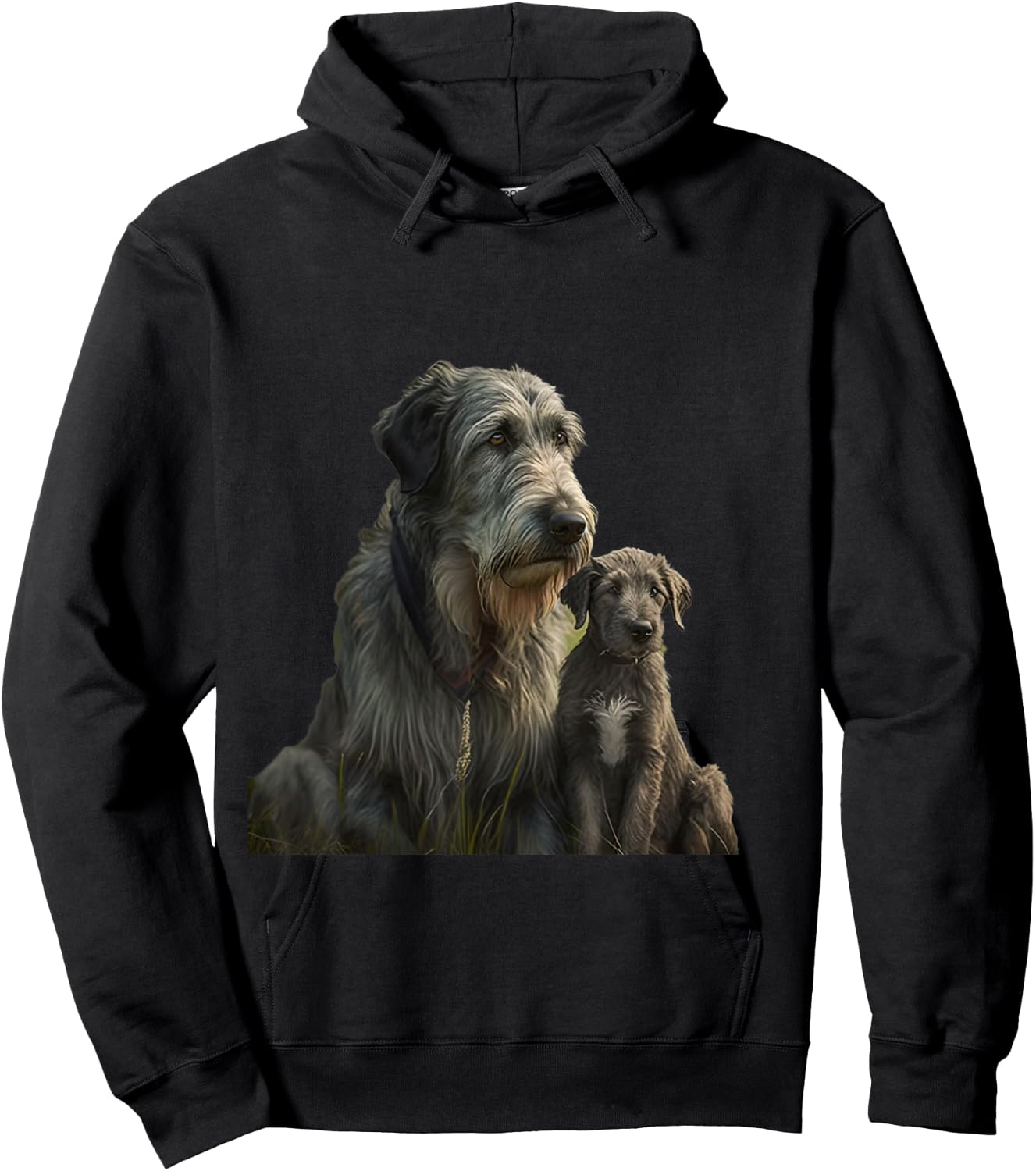Irish Wolfhound Fathers Day - Irish Wolfhound Hoodie - Hoodie | Black
