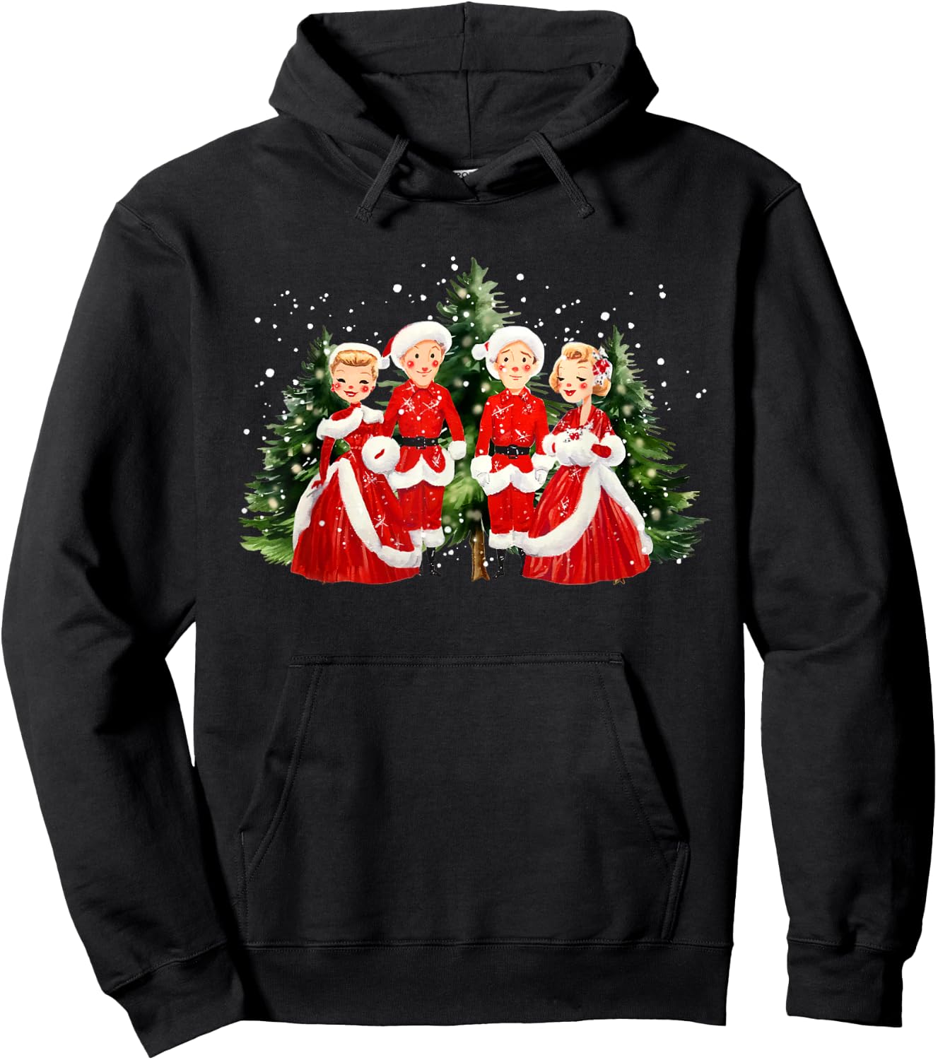 This Is My Christmas Movie Watching Shirt Retro Nutcracker Hoodie - Hoodie | Black