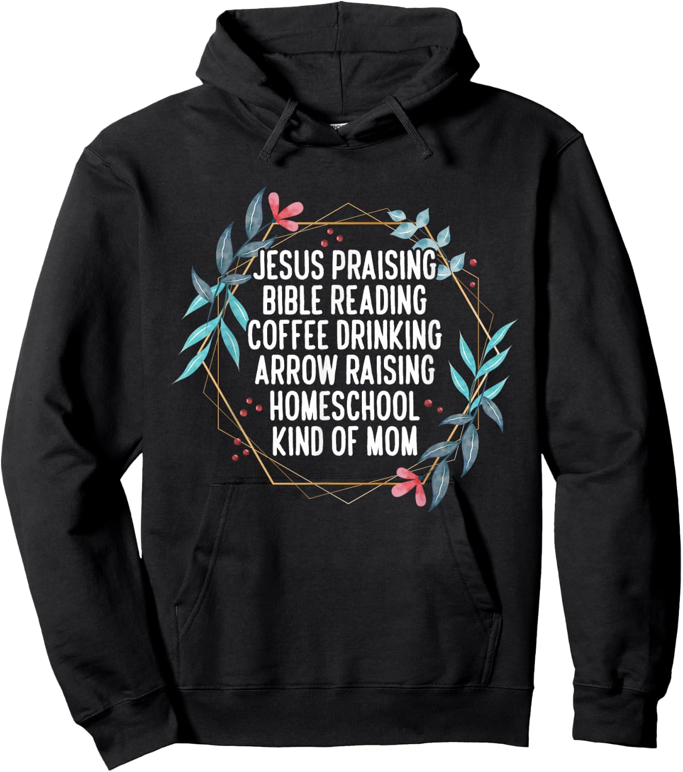Christian Homeschool Mom Hoodie - Hoodie | Black