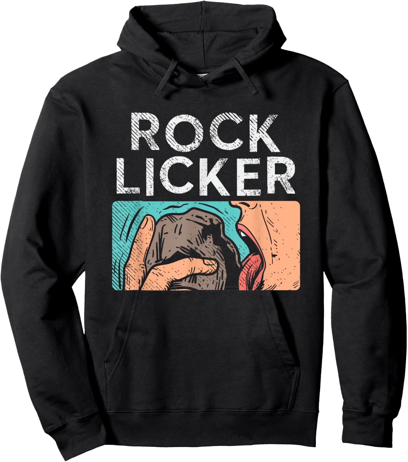 Rock Licker, Rock Collector, Rock Hunter, Rock Hounding Hoodie - Hoodie | Black