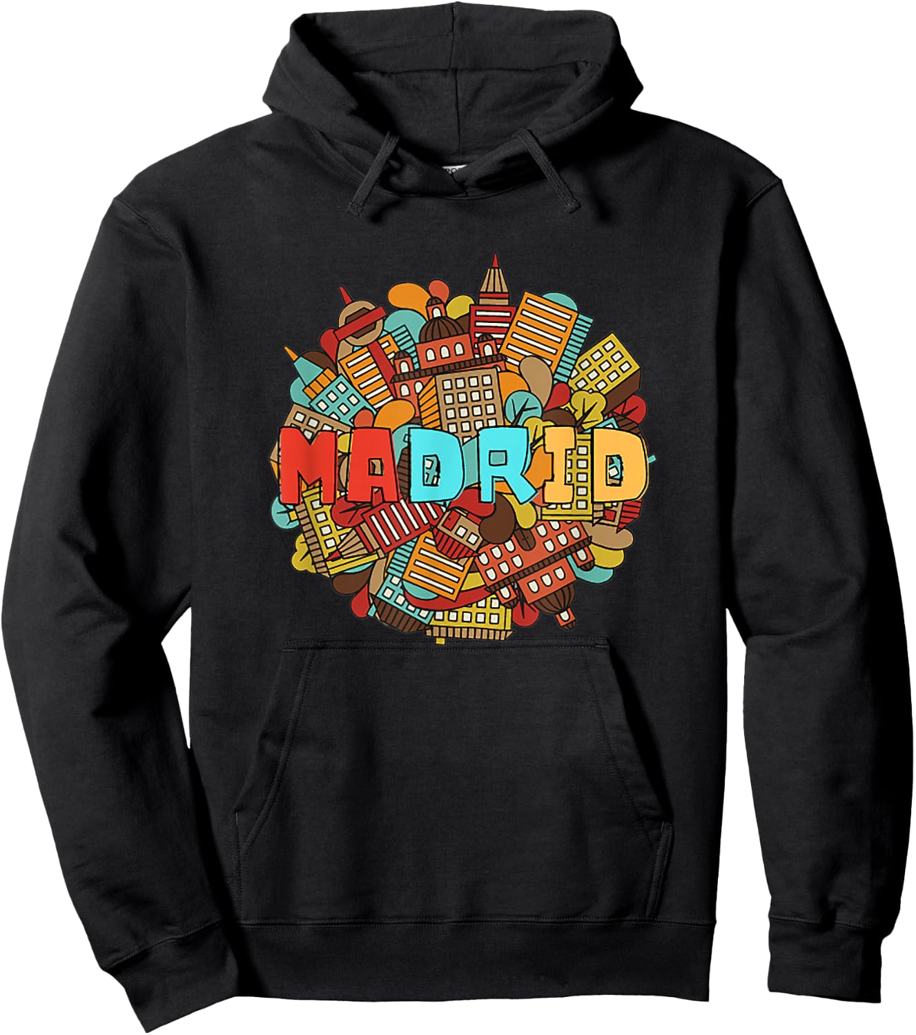 City of Madrid Spain for Reminders Pride Hoodie - Hoodie | Black