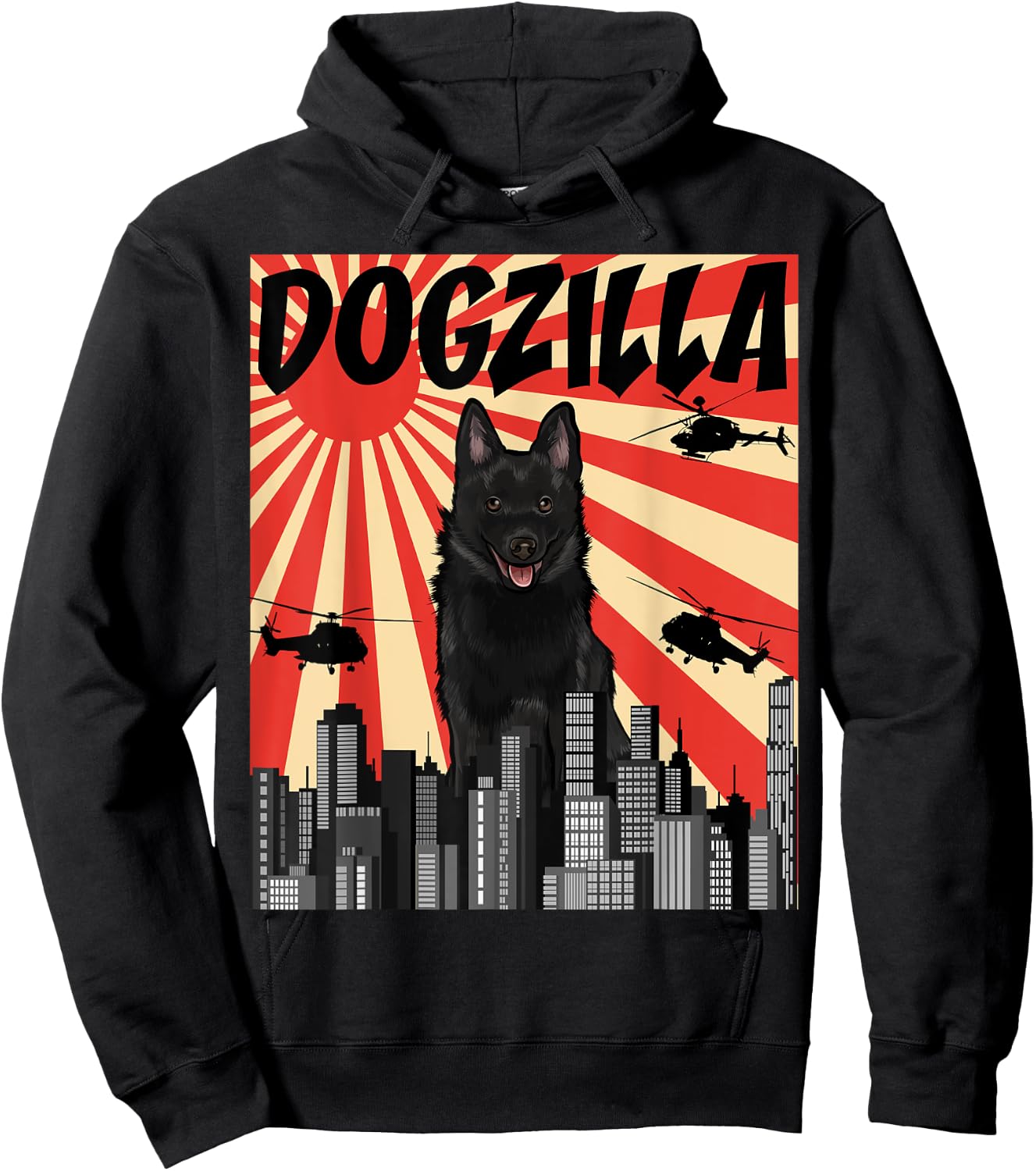 Funny Dog Skipperki Hoodie - Hoodie | Black