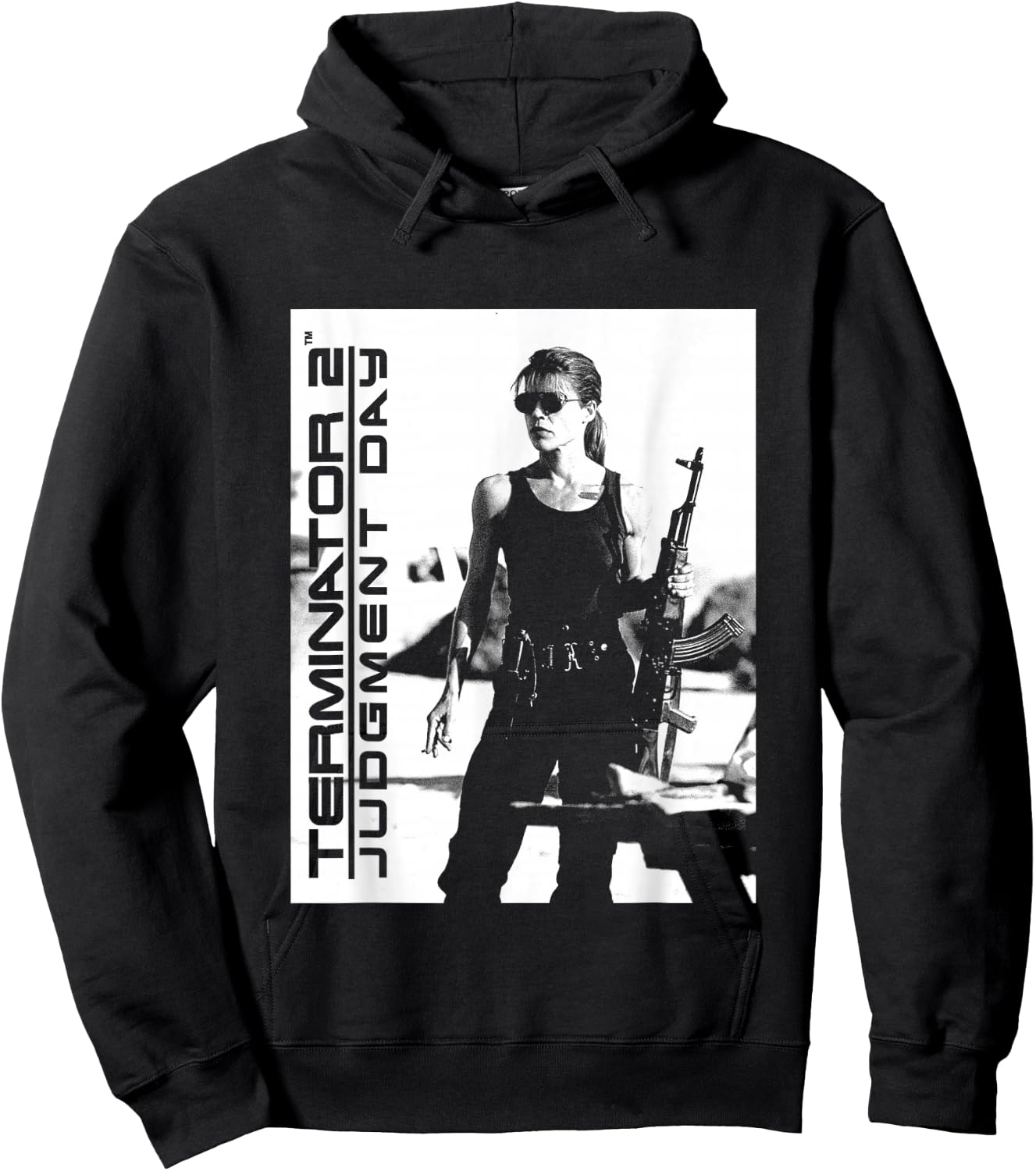 Terminator 2 Judgement Day Sarah Connor Hoodie - Hoodie | Black