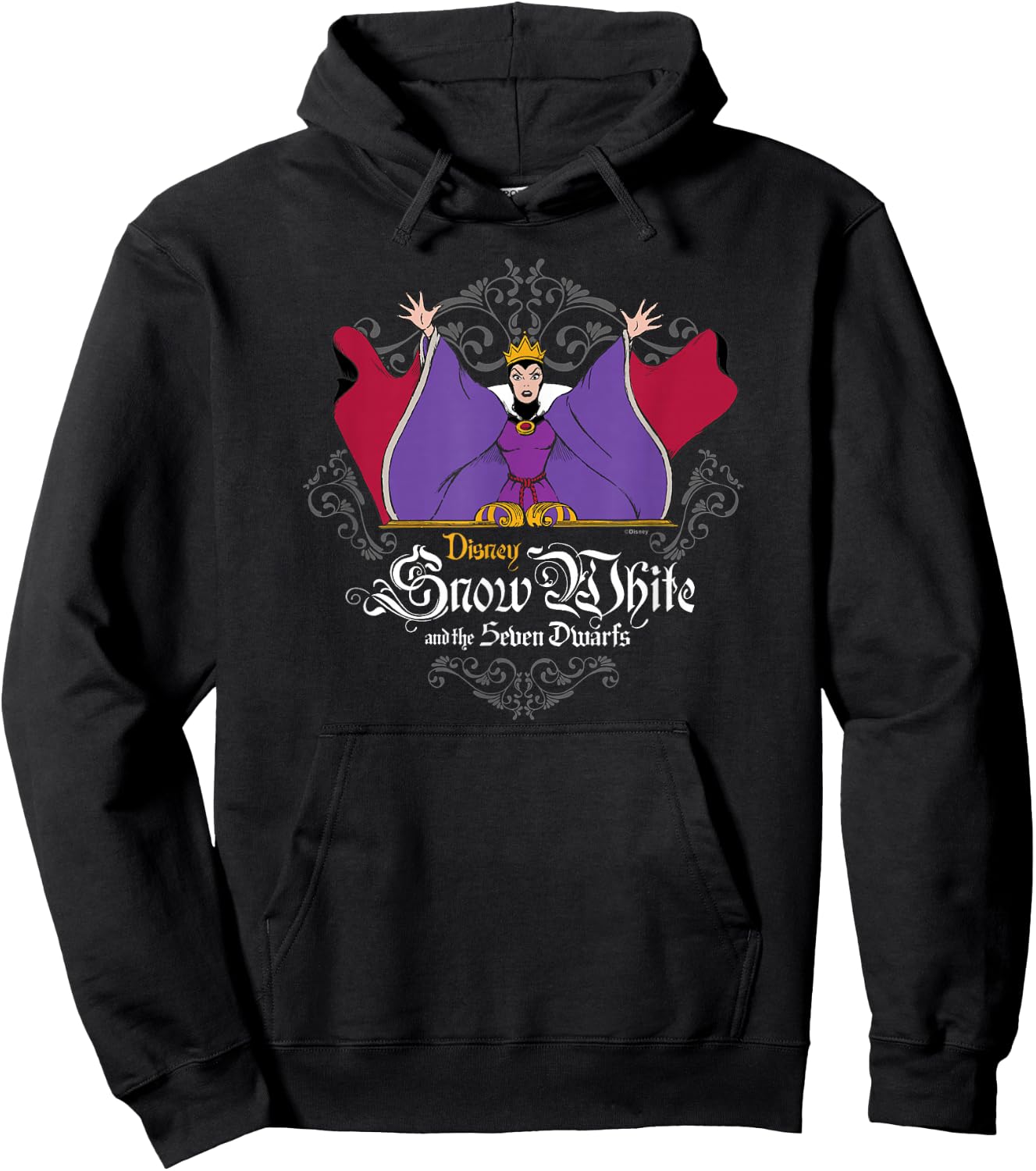 Disney Villains - Snow White and The Seven Dwarfs Evil Queen Hoodie - Hoodie | Black