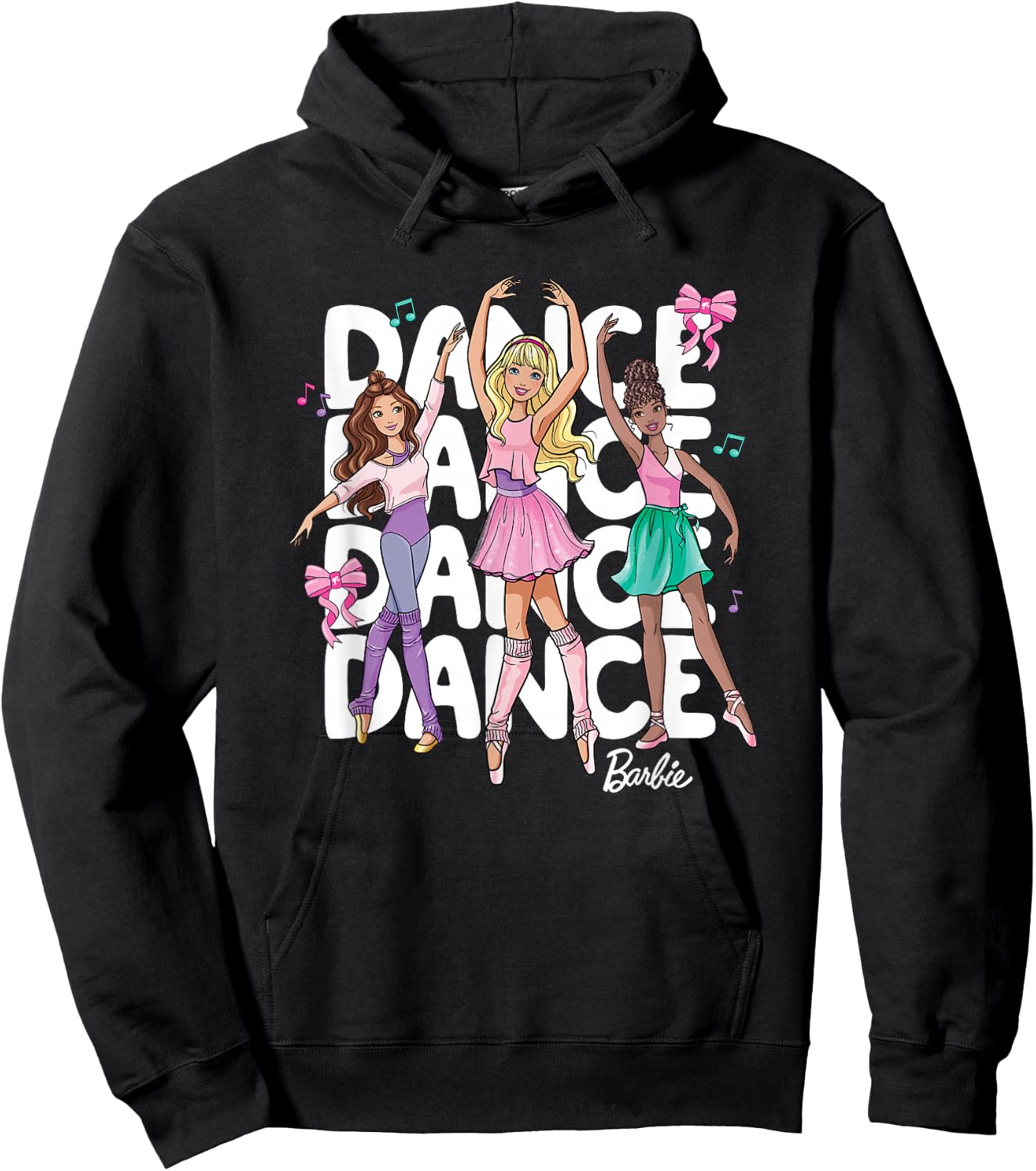 Barbie - Dance Stacked Hoodie - Hoodie | Black