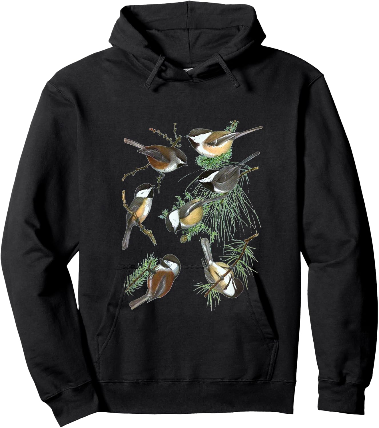 Chickadee Hoodie - Hoodie | Black