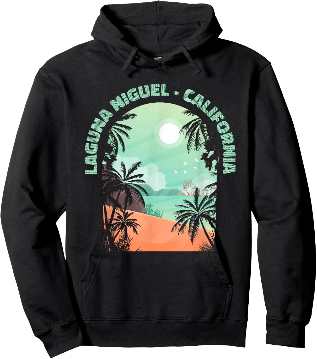 Laguna Niguel Souvenir - California Reminder Hoodie - Hoodie | Black