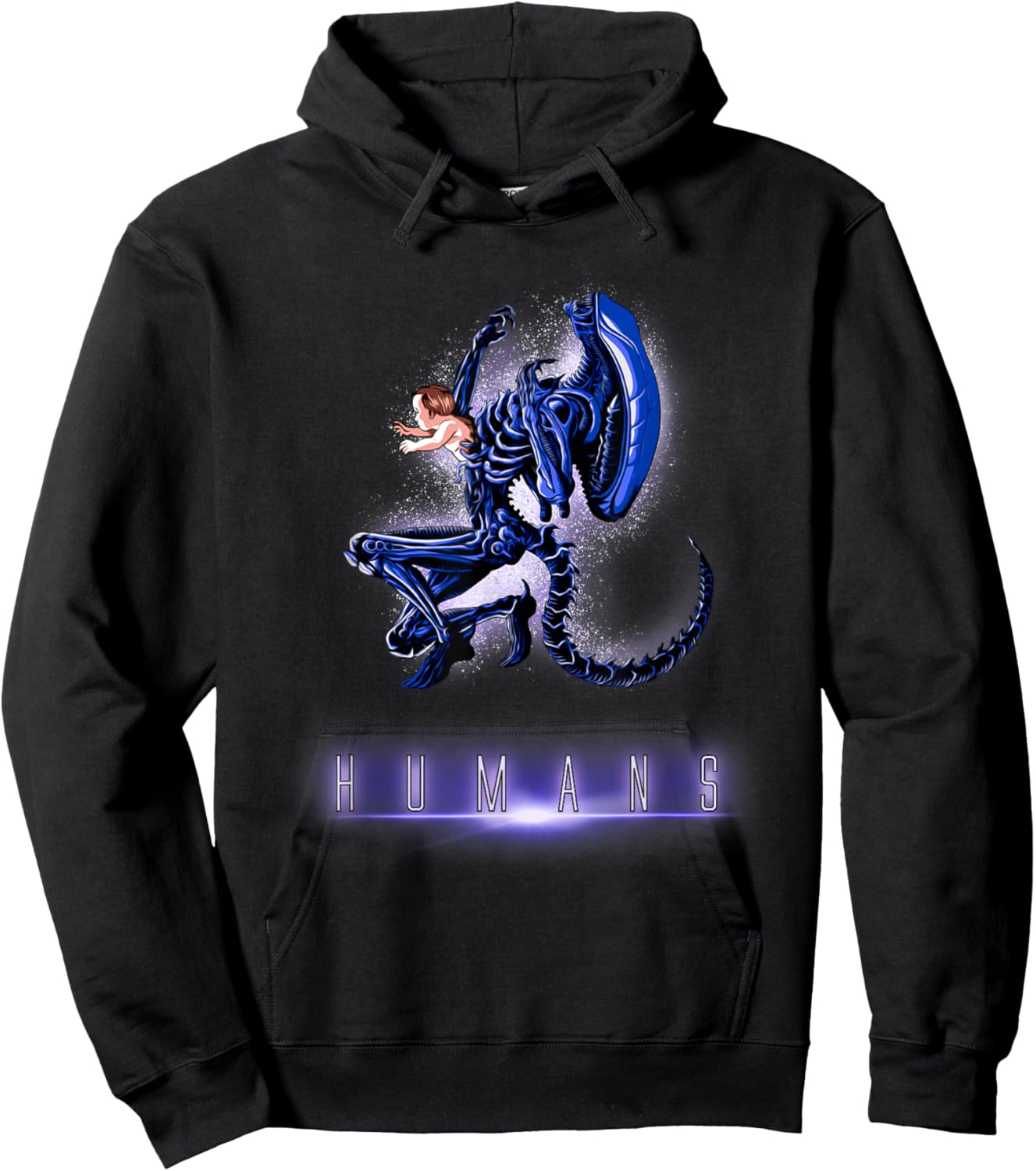 Humans Xenomorph Alien Baby Hoodie - Hoodie | Black