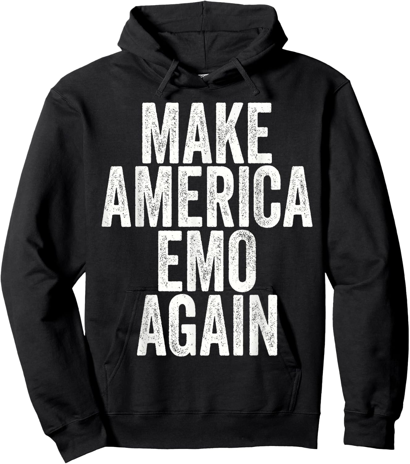 Make America Emo Again Hoodie - Hoodie | Black