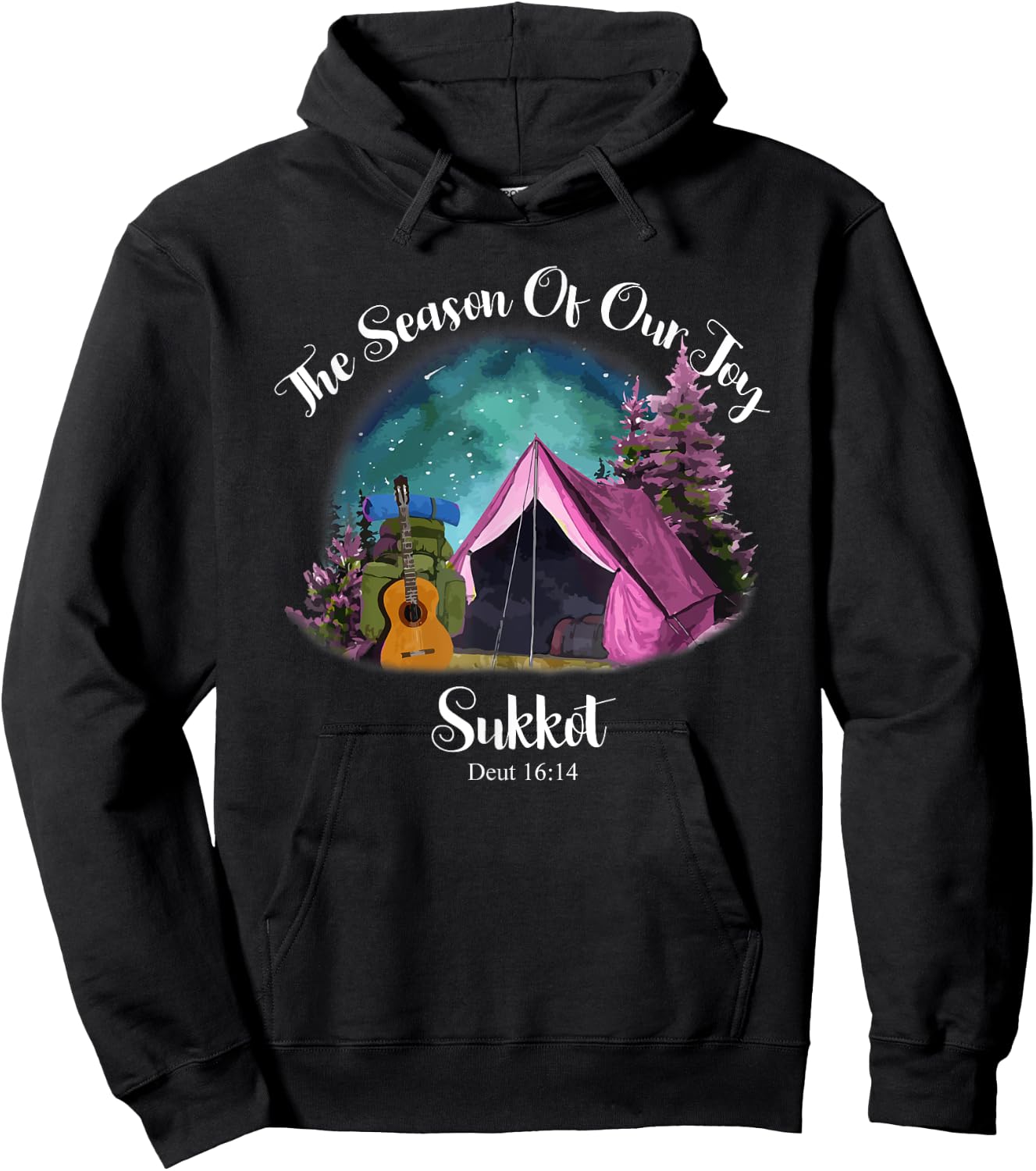 Sukkot Biblical Feast Celebration Bible Study Worship Yeshua Hoodie - Hoodie | Black