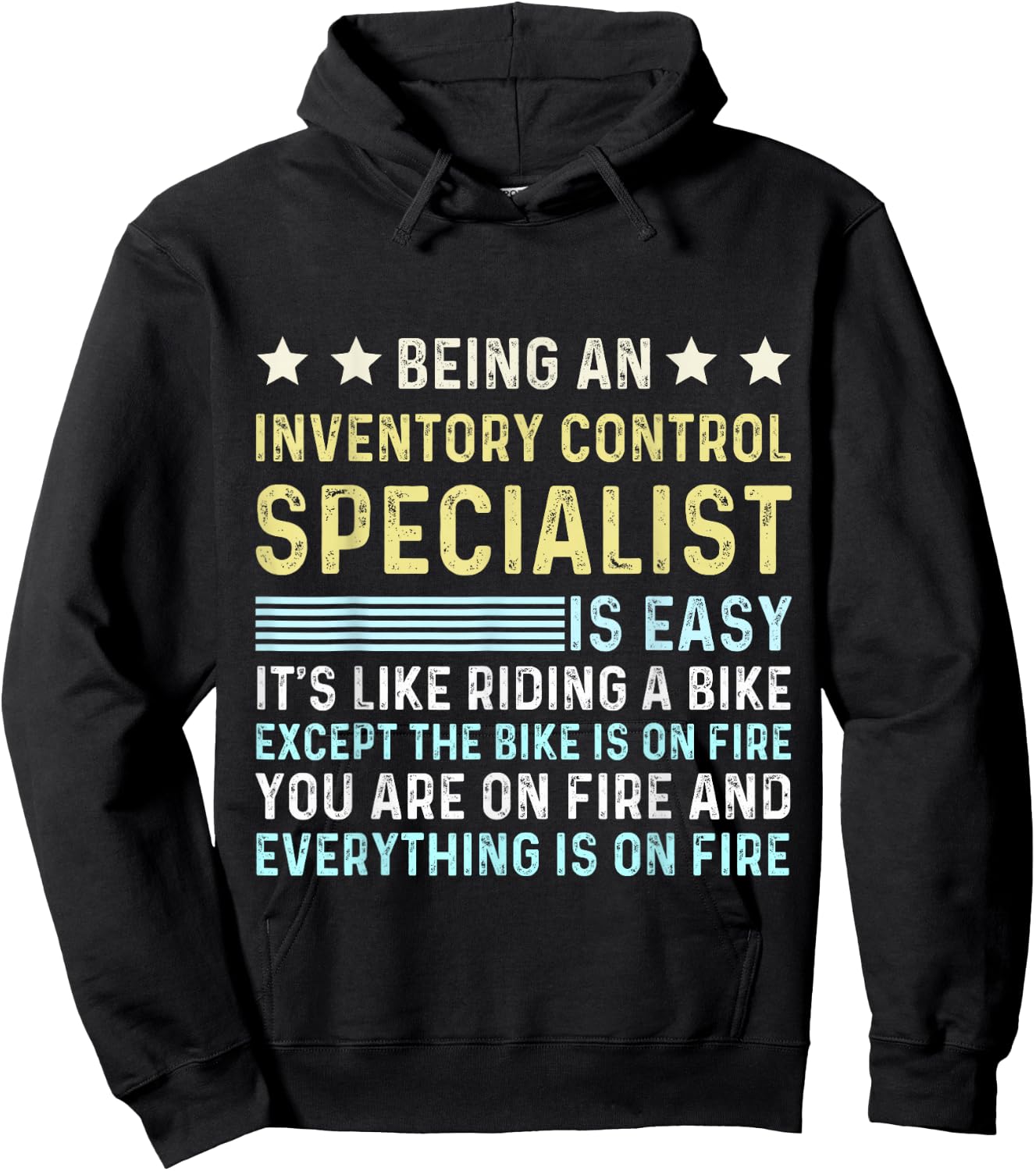 Funny Appreciation Inventory Control Specialist Hoodie - Hoodie | Black