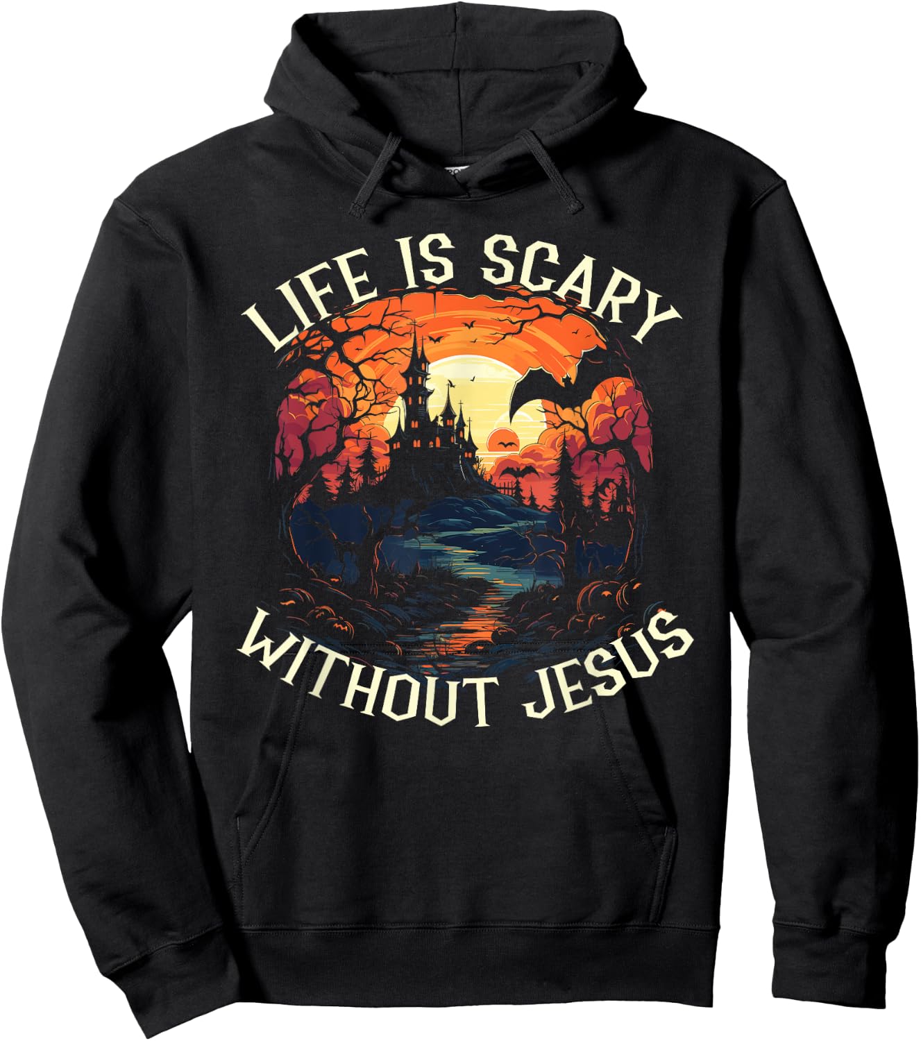 Christian Halloween Jesus Christ Trick Or Treat Christianity Hoodie - Hoodie | Black