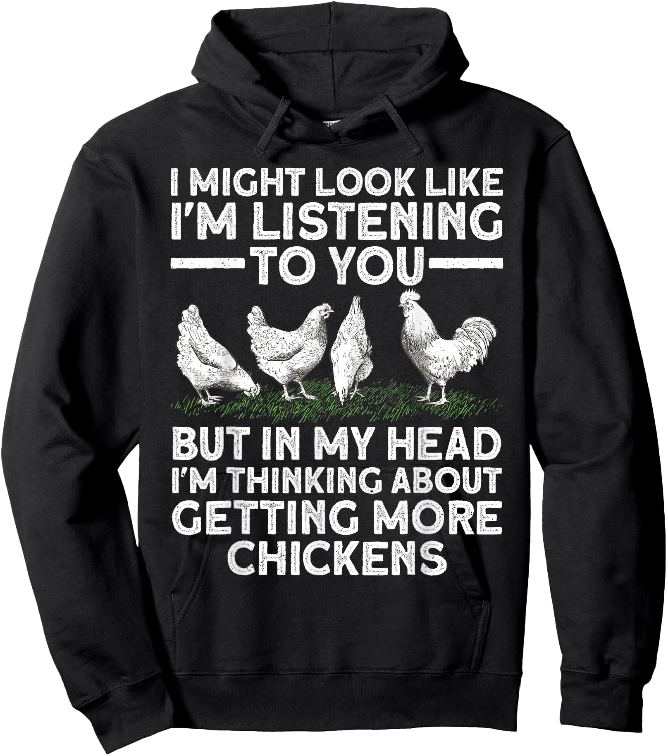 Best Chicken Art Women Rooster Farm Chicken Farmer Hoodie - Hoodie | Black