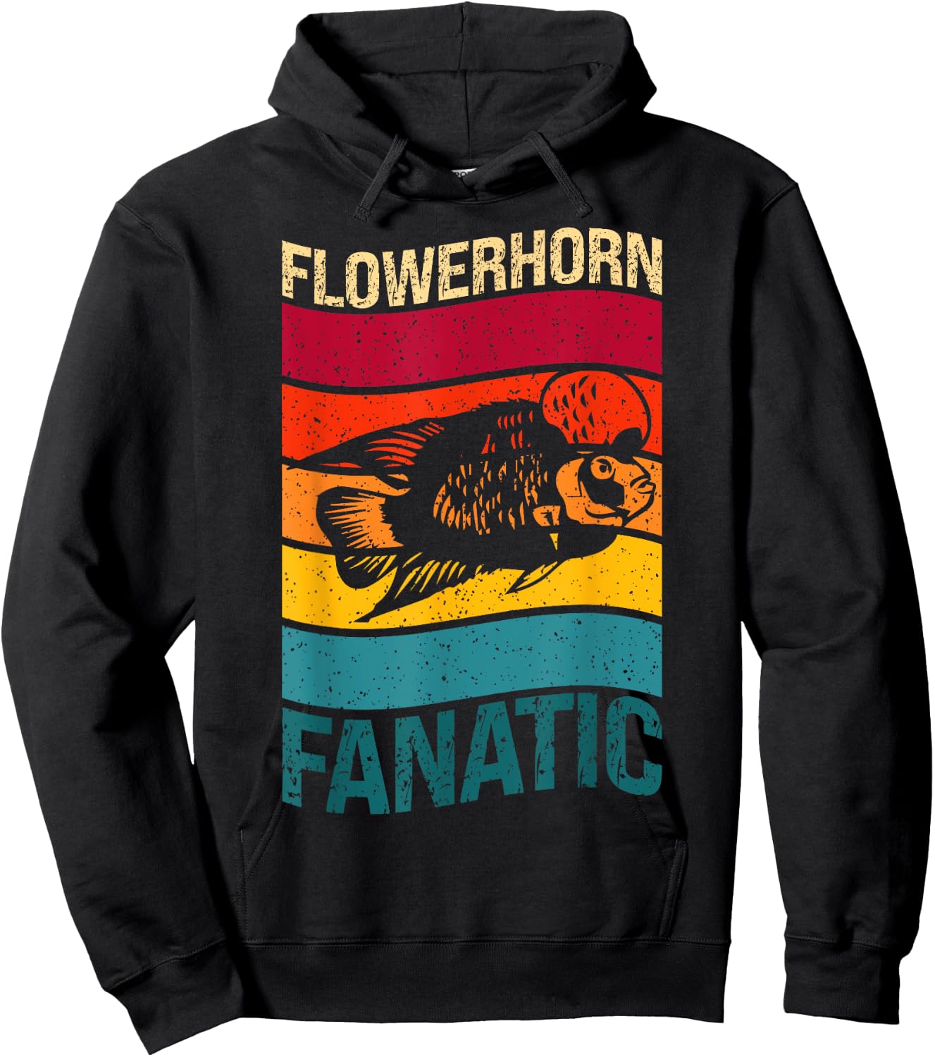 I'm A Flowerhorn Fanatic Pet Fish Flowerhorn Hoodie - Hoodie | Black