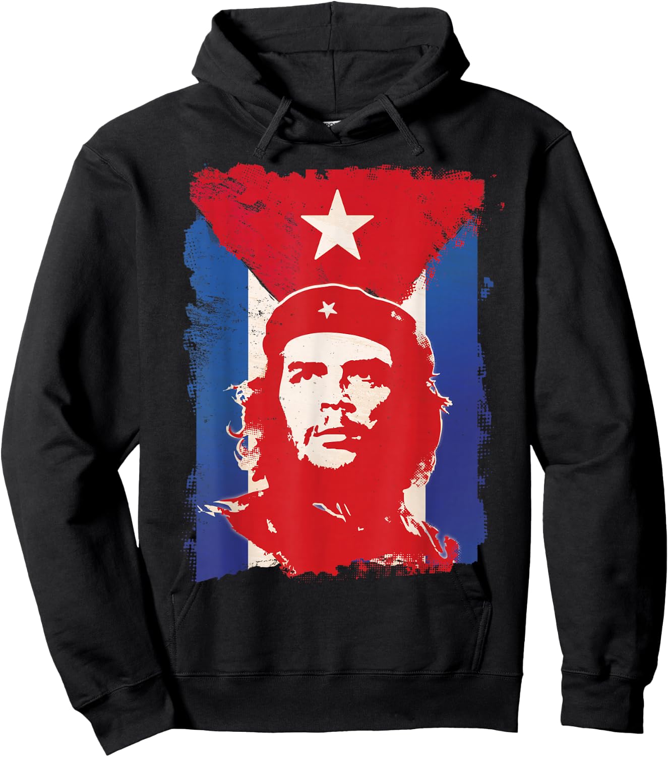 Che Guevara Shirt Cuba Flag Cuban Heritage Revolution Rebel Hoodie - Hoodie | Black