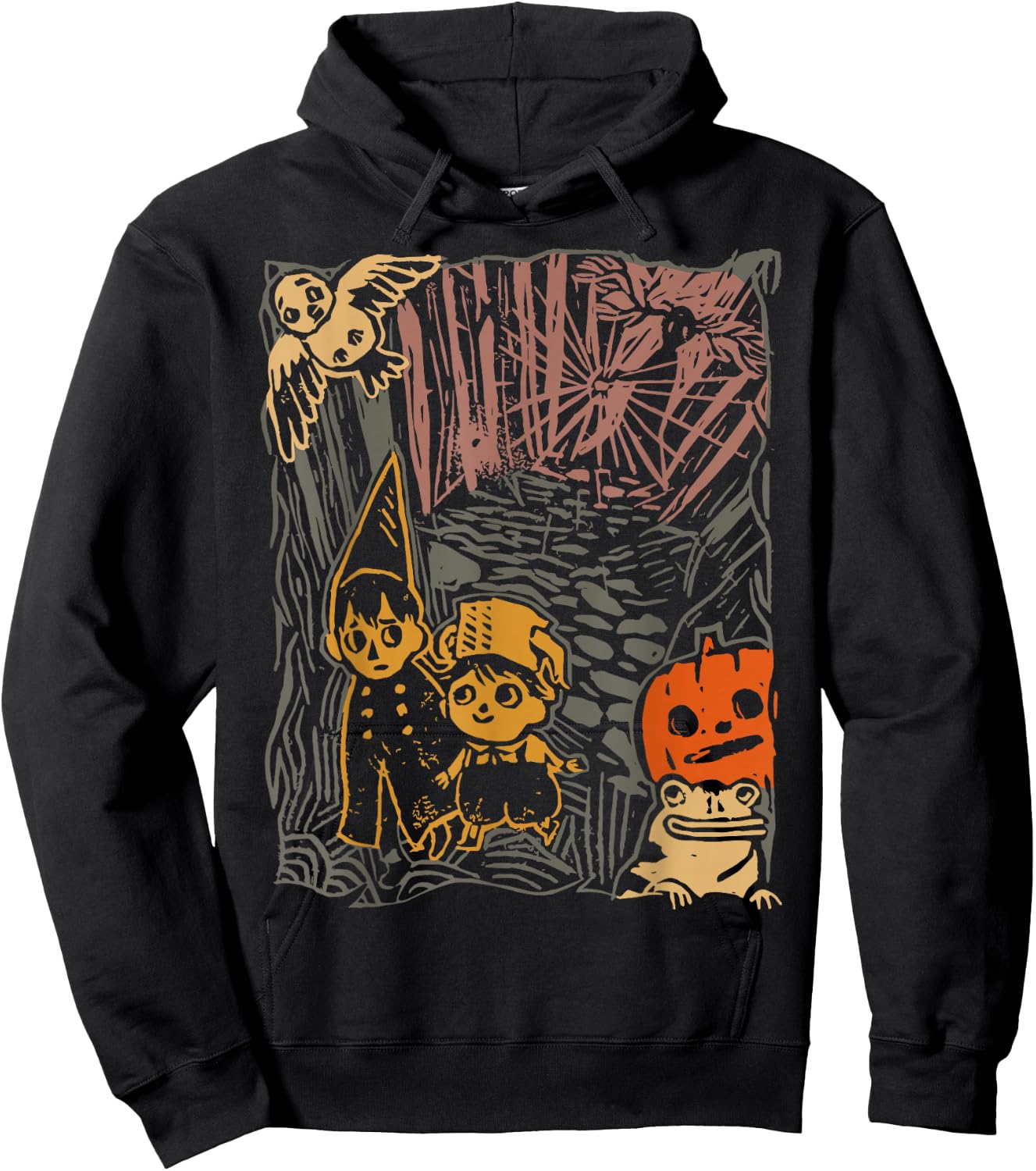 Spooky Pottsfield Harvest Festival Pumpkin Vibes Halloween Hoodie - Hoodie | Black