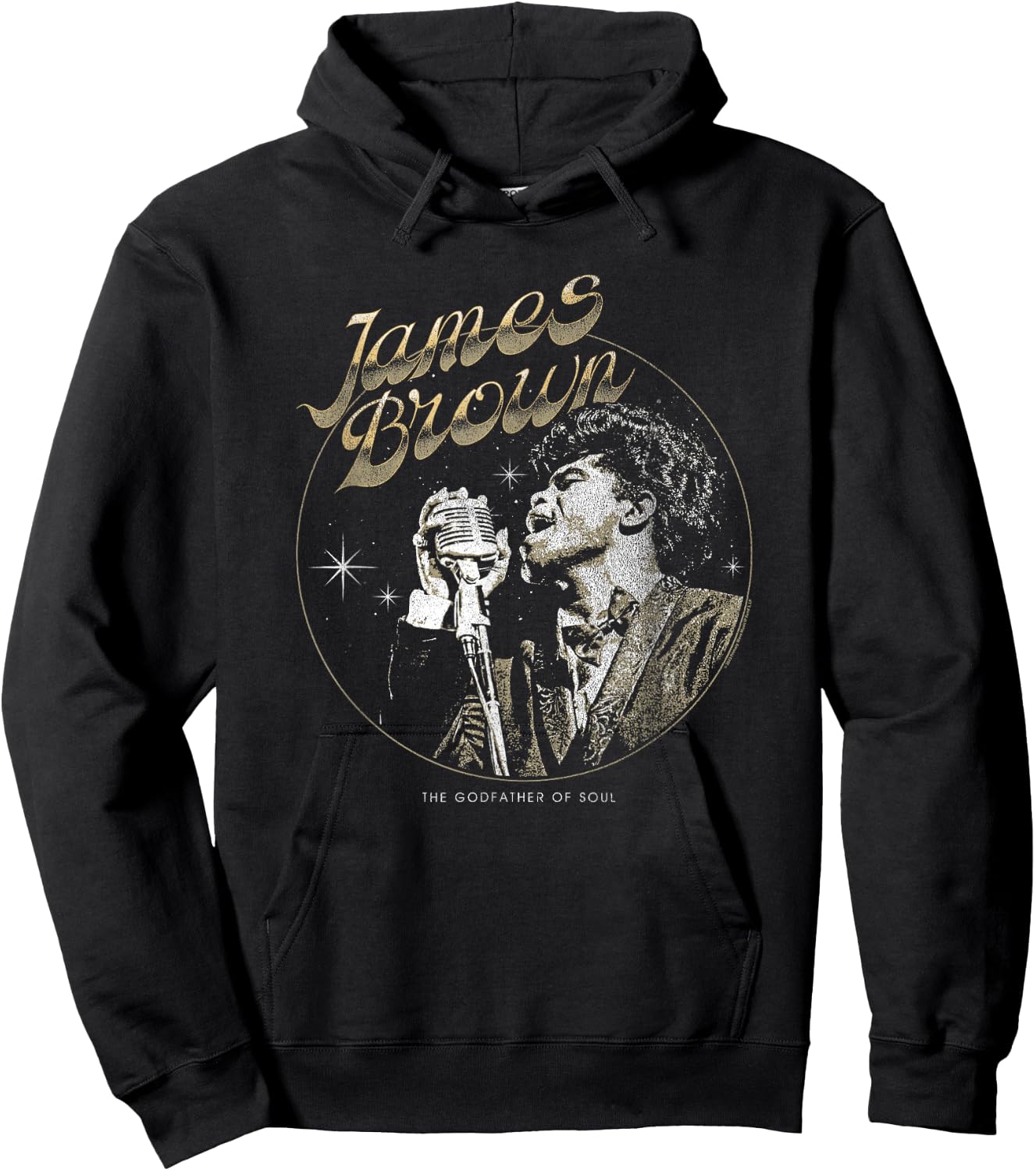 James Brown Godfather of Soul Vintage Photo Hoodie - Hoodie | Black