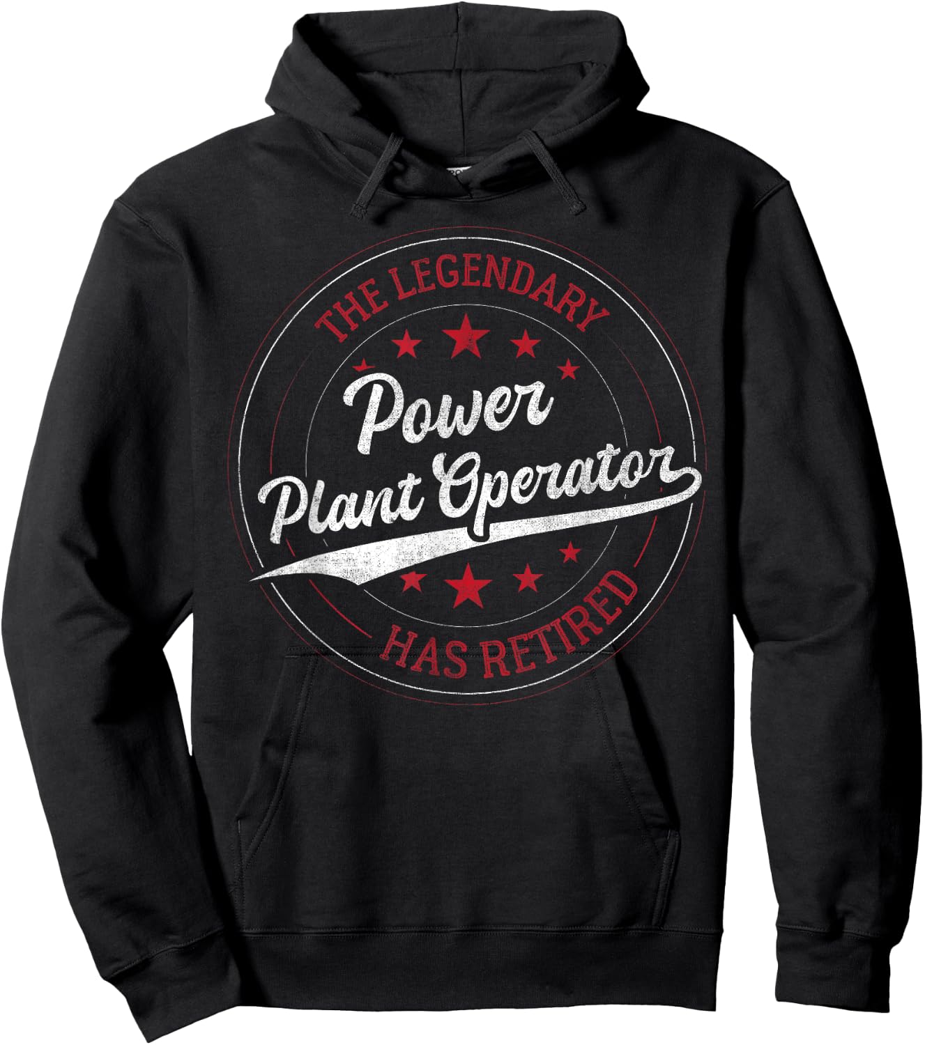 Legendary Retired Power Plant Operator Hoodie - Hoodie | Black