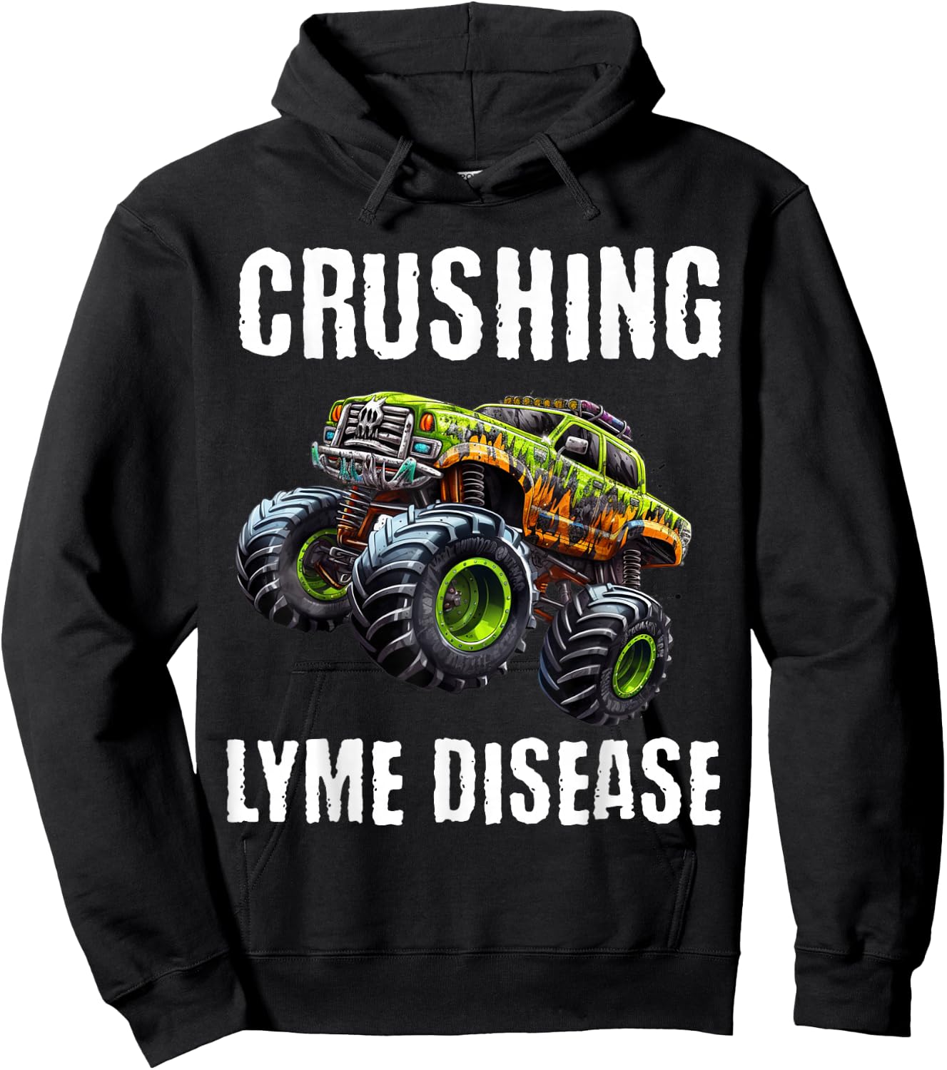 Lyme Disease Awareness Kids Boys Hoodie - Hoodie | Black