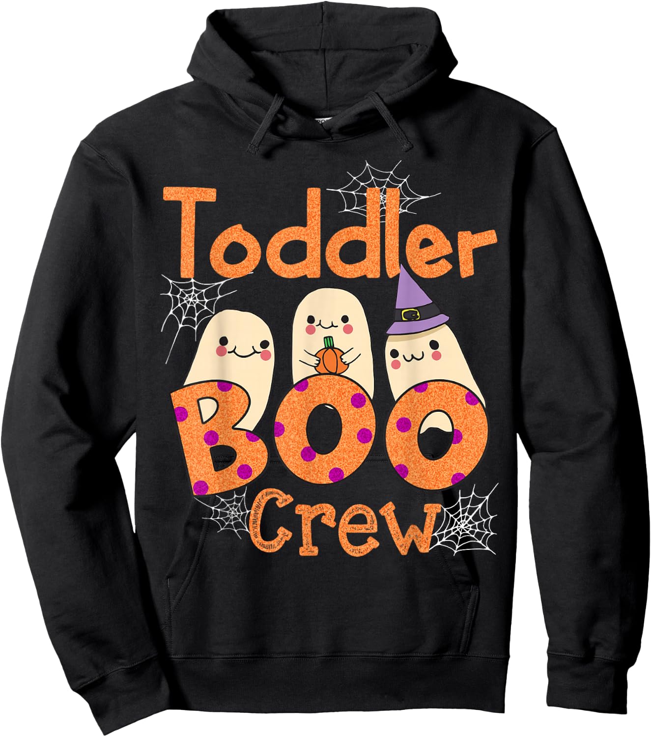Toddler Daycare Boo Crew Cute Halloween Costume Ghost School Hoodie - Hoodie | Black