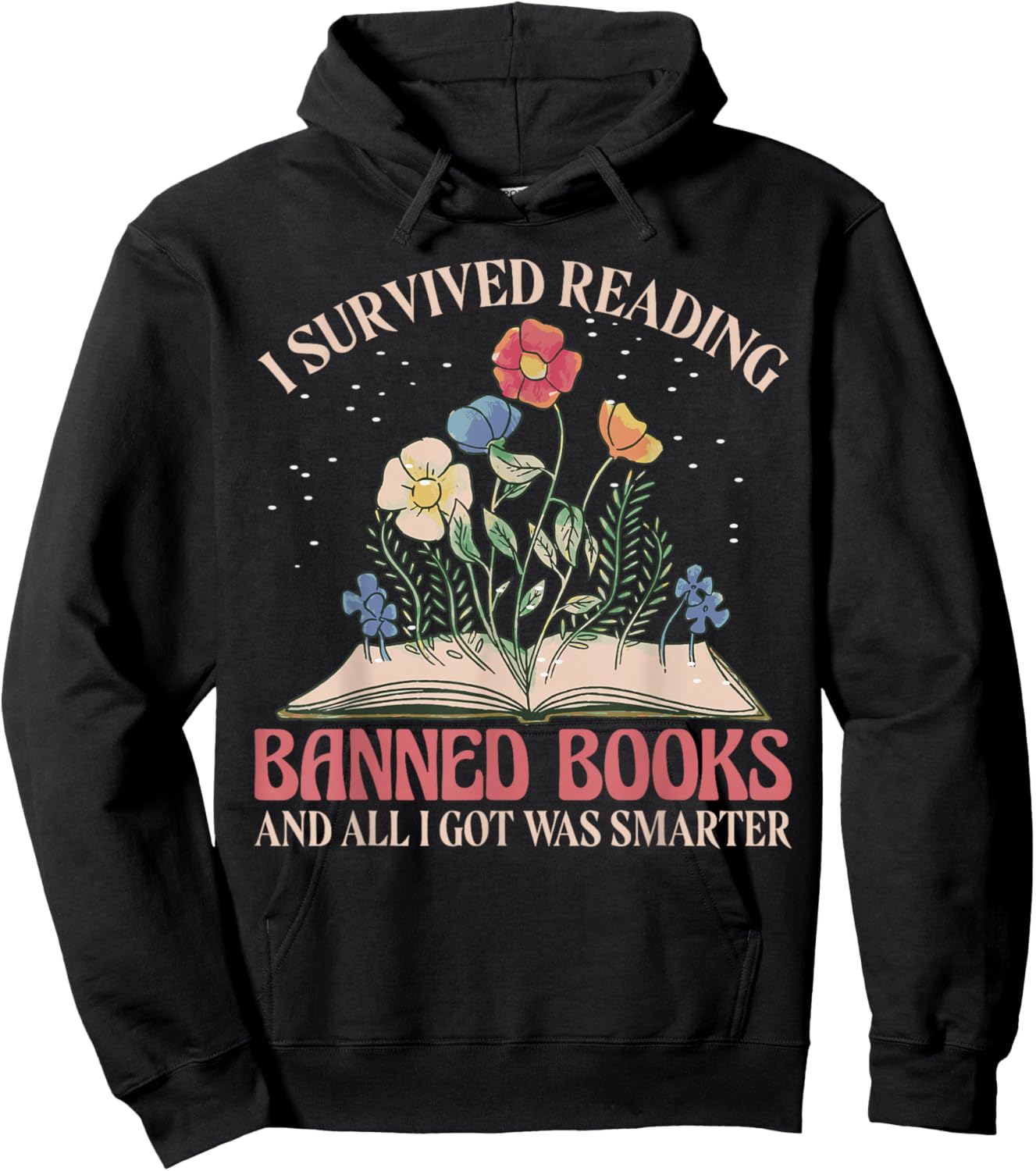 Banned Books Week Bookworm Banned Books Reader Hoodie - Hoodie | Black