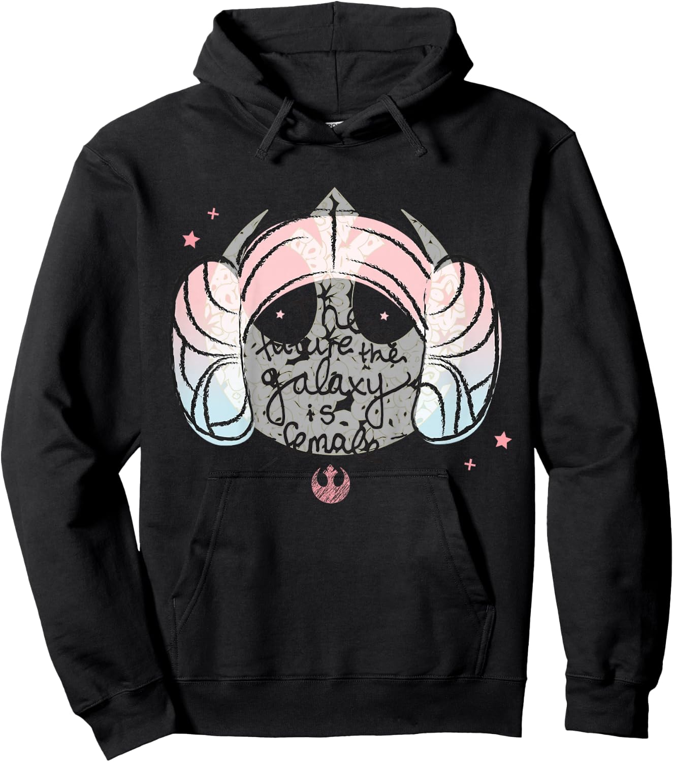 Kids Star Wars Classic Princess Leia The Future Galaxy Is Female Hoodie - Hoodie | Black
