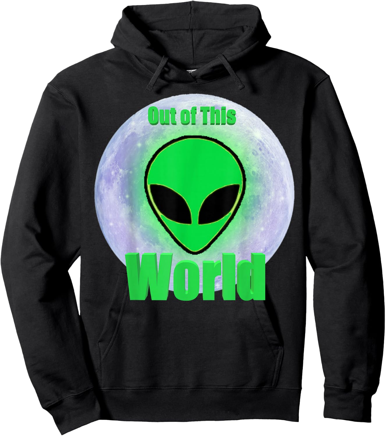 This Alien is out of this World Hoodie - Hoodie | Black